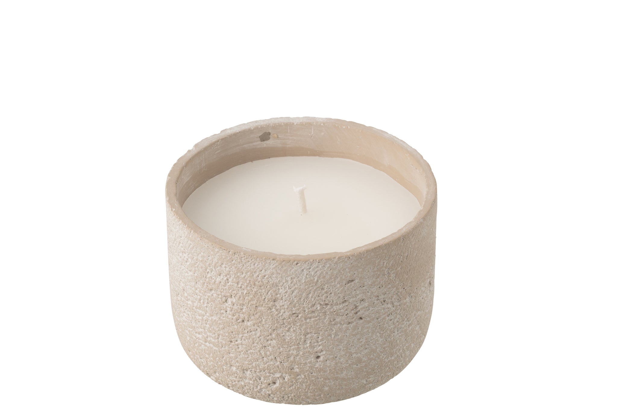 Outdoor Candle 31H Round Paraffin Light Beige Medium