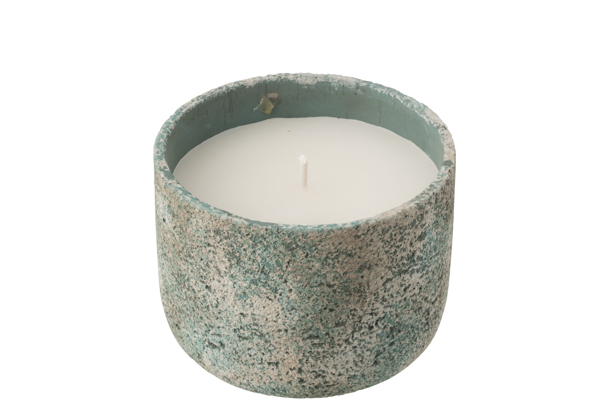 Outdoor Candle 47H Round Paraffin Turquoise Large