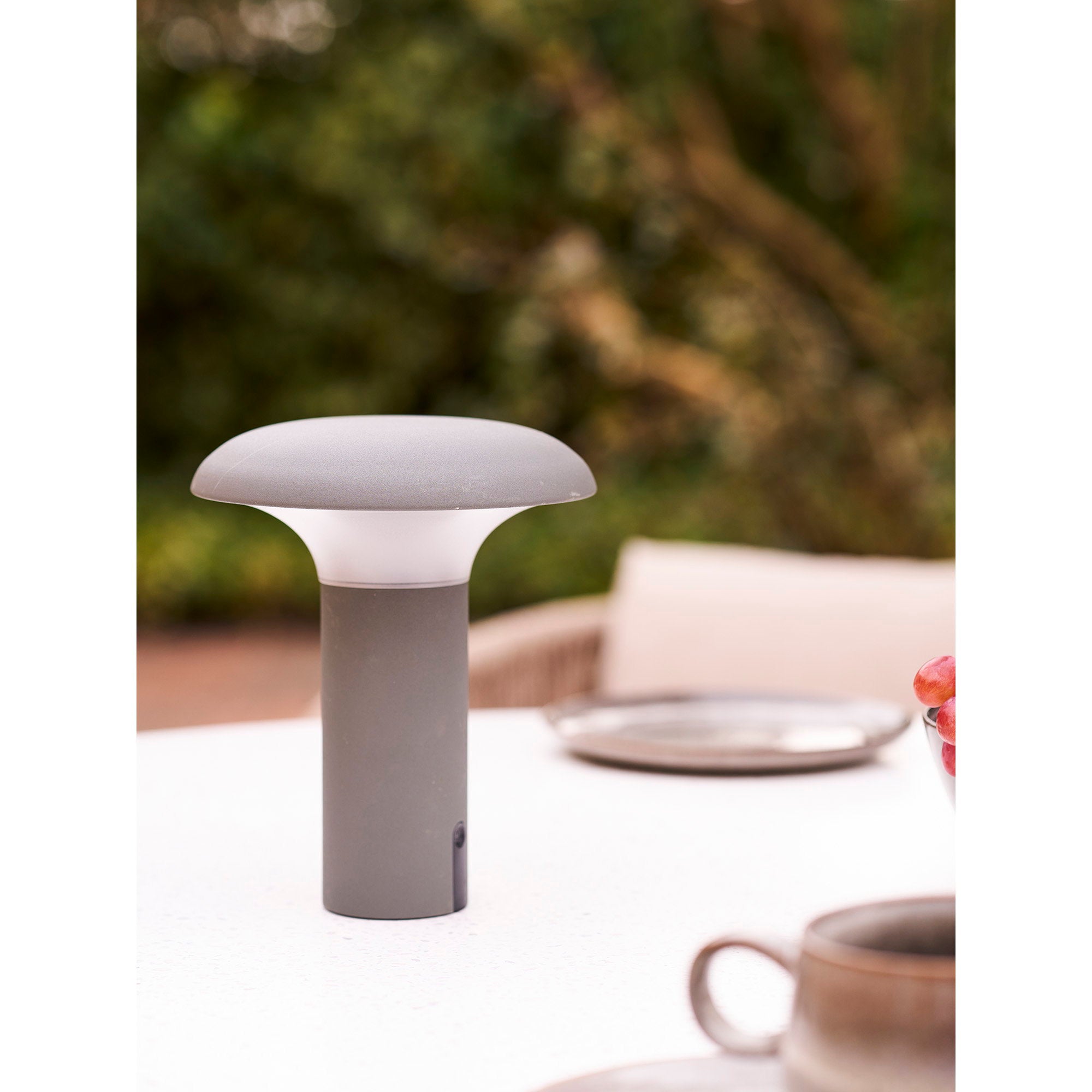 Ramsey LED Lamp - Lamp, rechargeable, grey