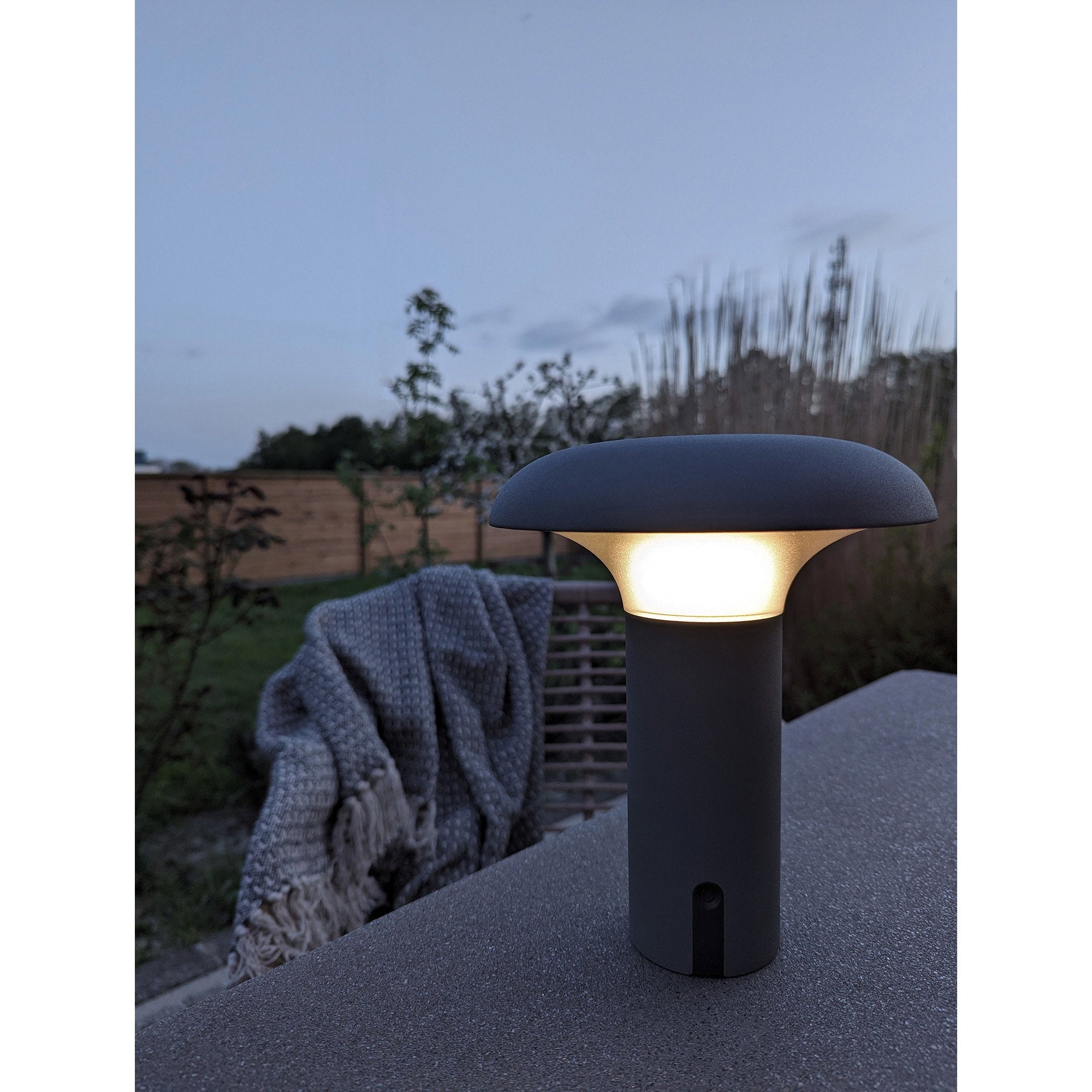 Ramsey LED Lamp - Lamp, rechargeable, grey