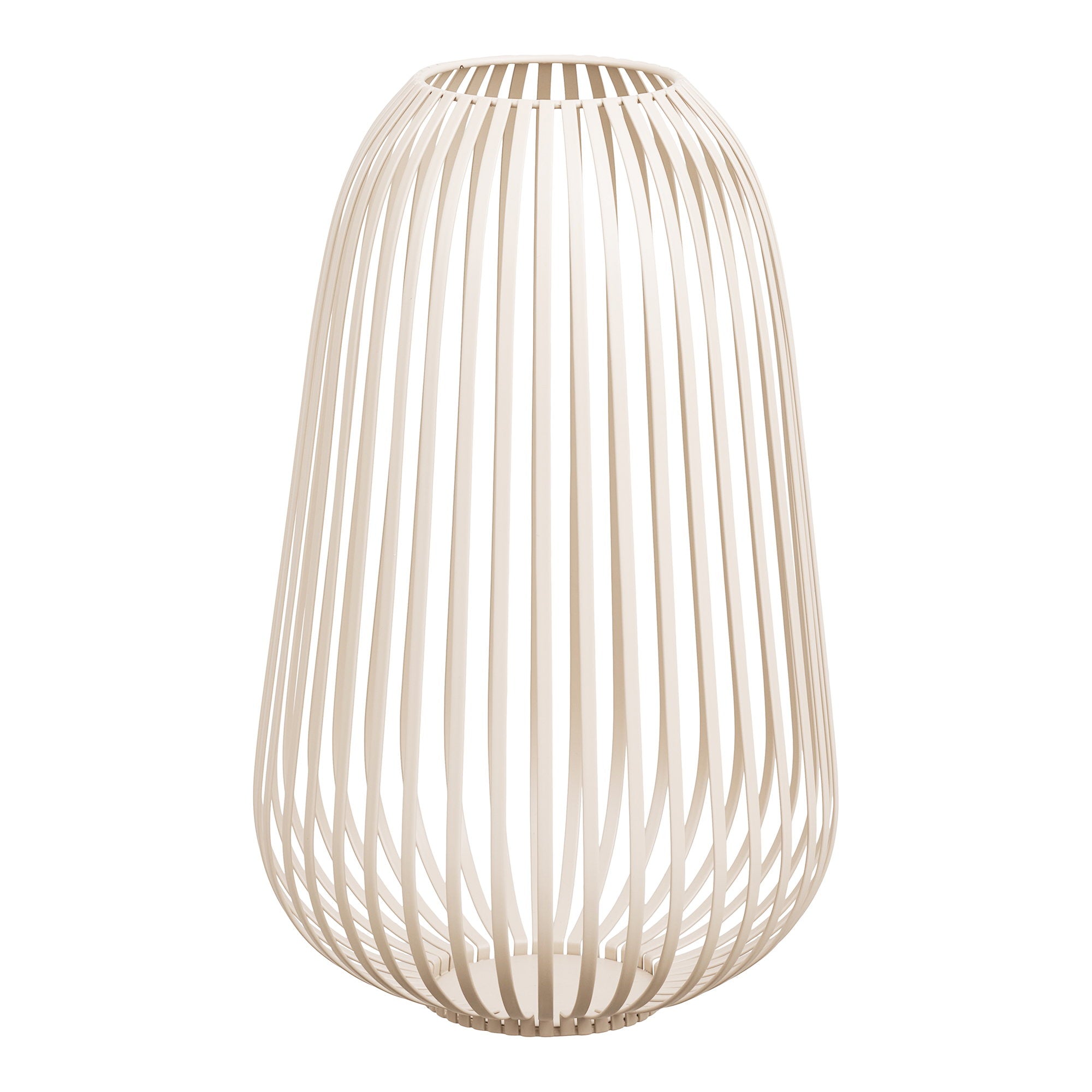 Stoense Laterne – Laterne, Metall, beige ø24,5x40 cm