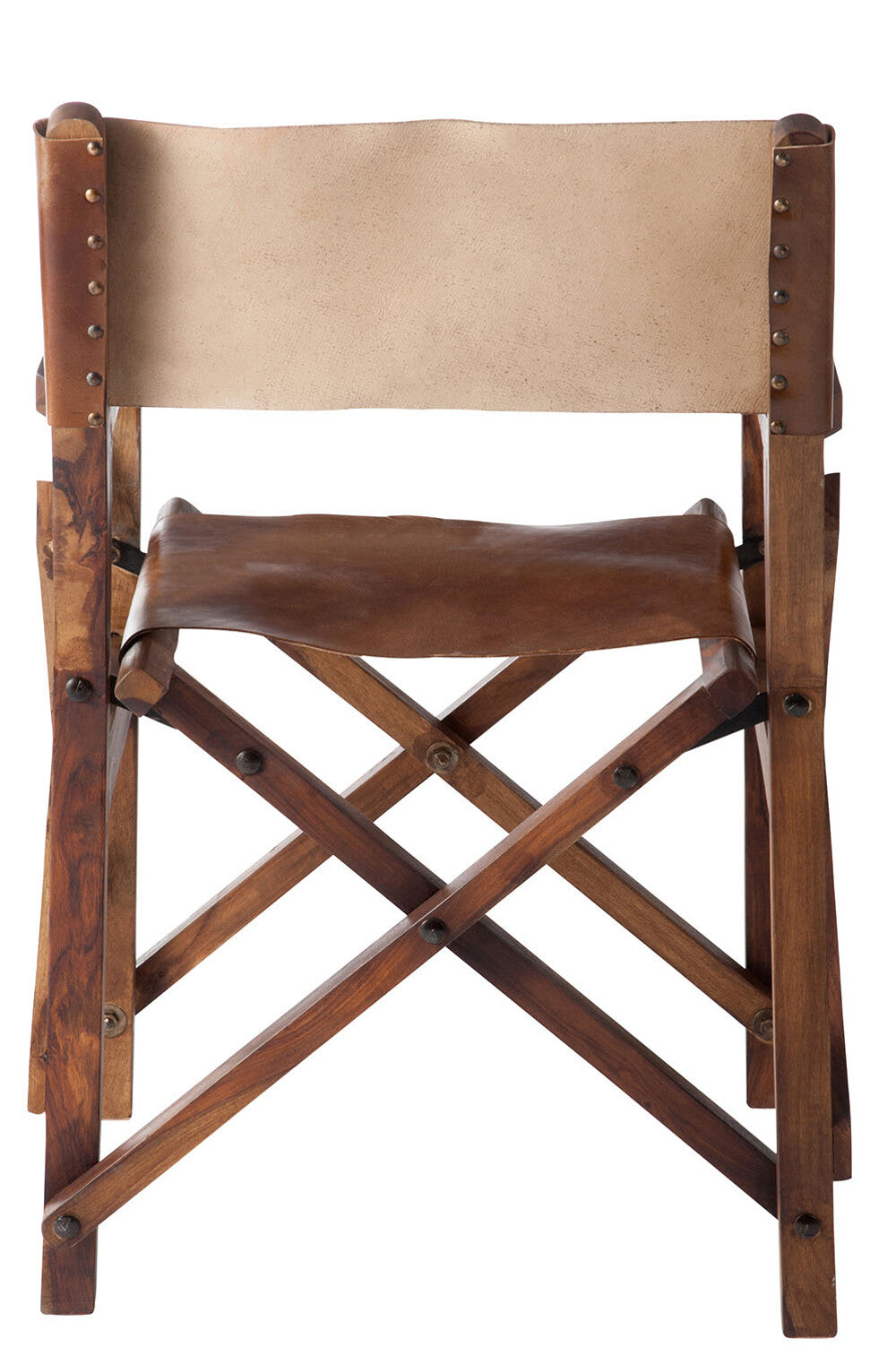 Direct Chair Biegsames Holz/Leder Cognac XX