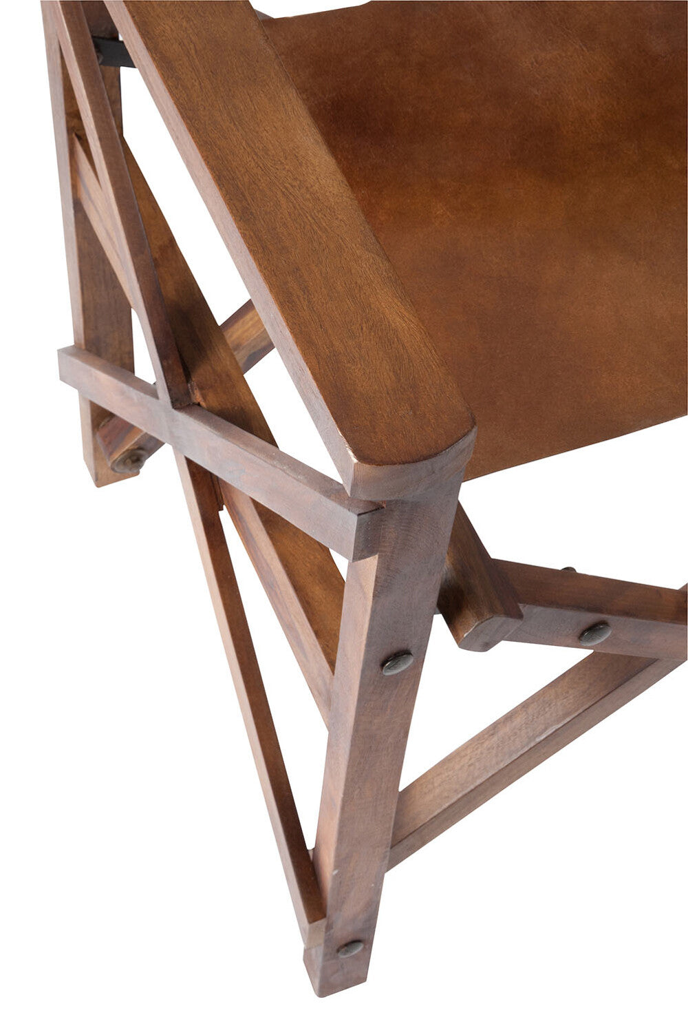 Direct Chair Biegsames Holz/Leder Cognac XX