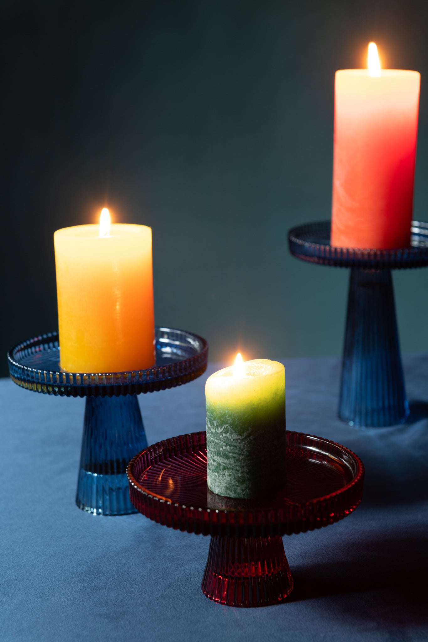 Cylinder Candle Ocher XL -110H