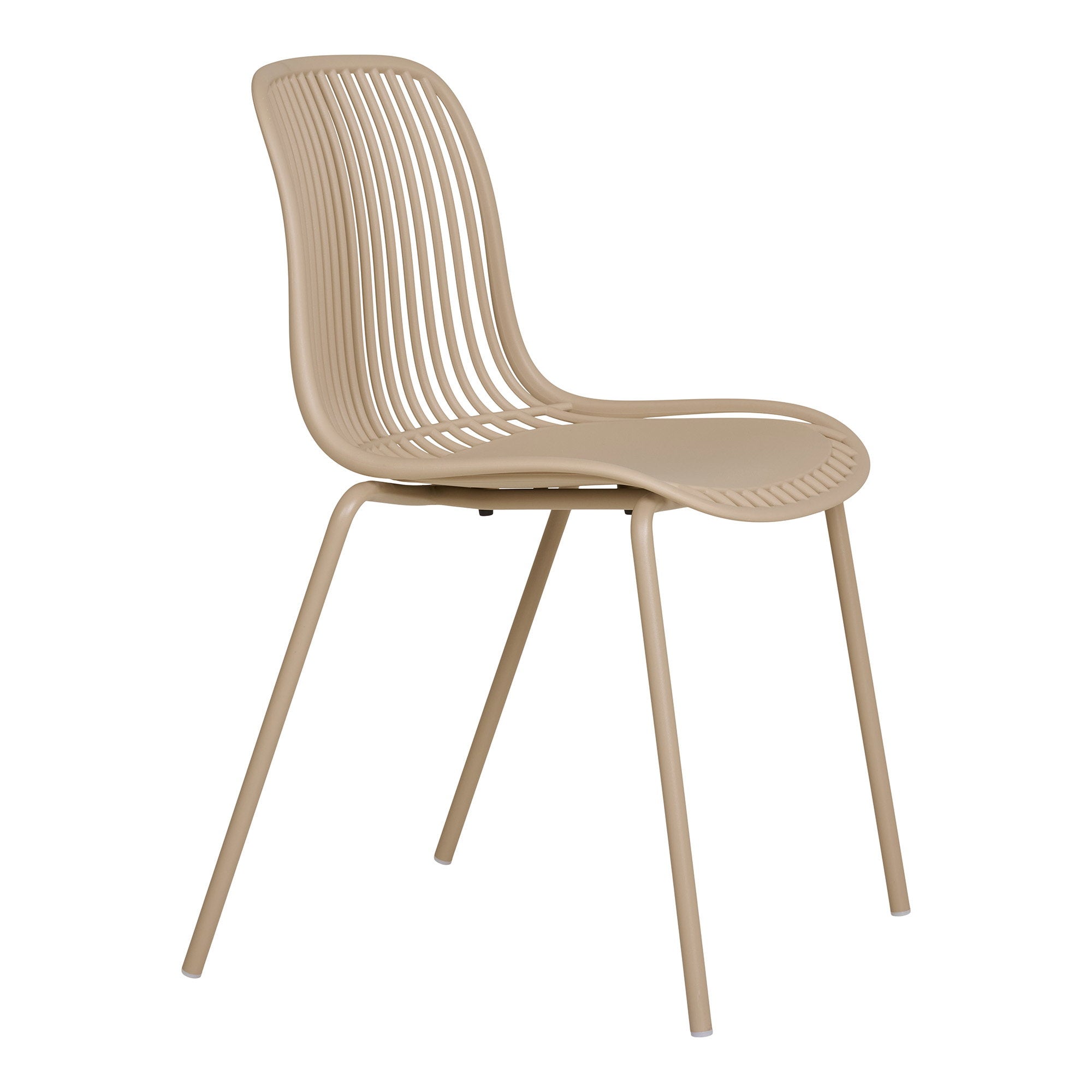 BRANSON DINING CHAIR STACKABLE ZAND (SET VAN 4)
