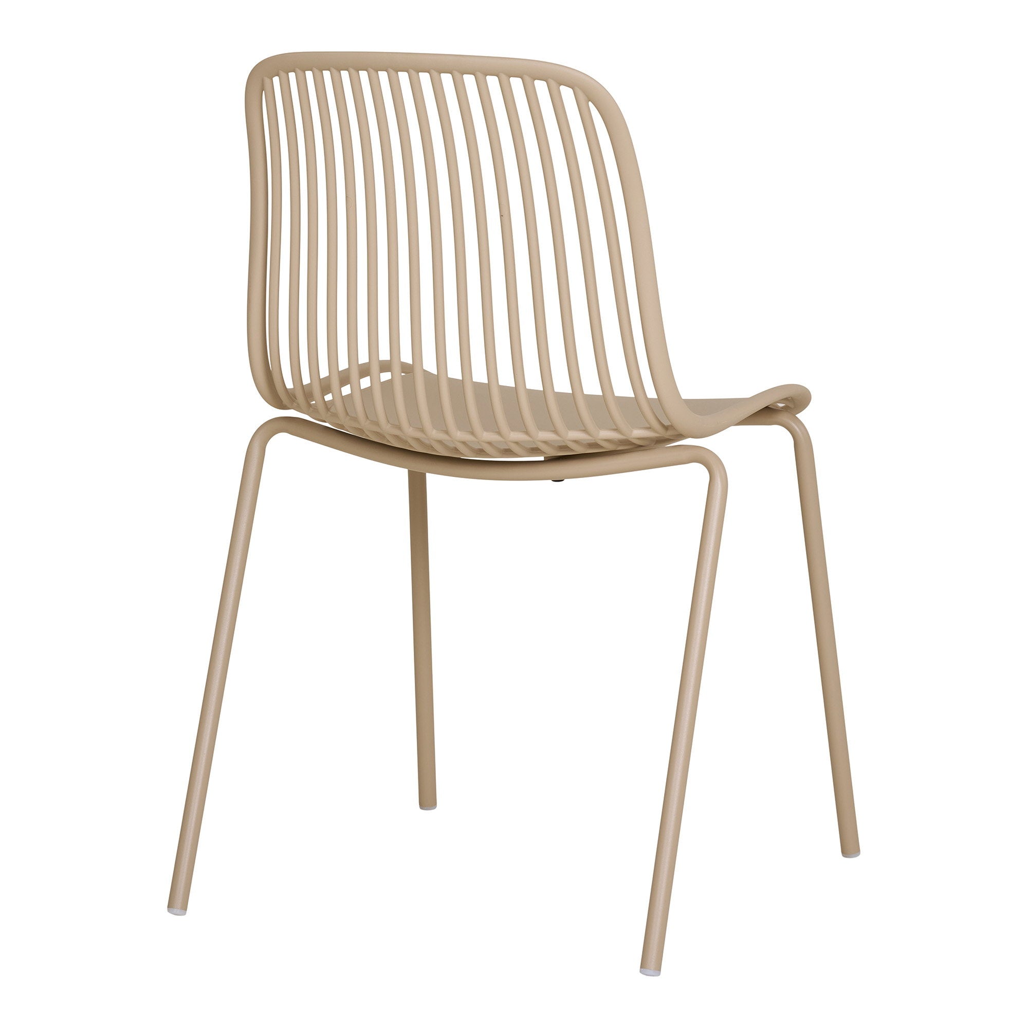 BRANSON DINING CHAIR STACKABLE ZAND (SET VAN 4)