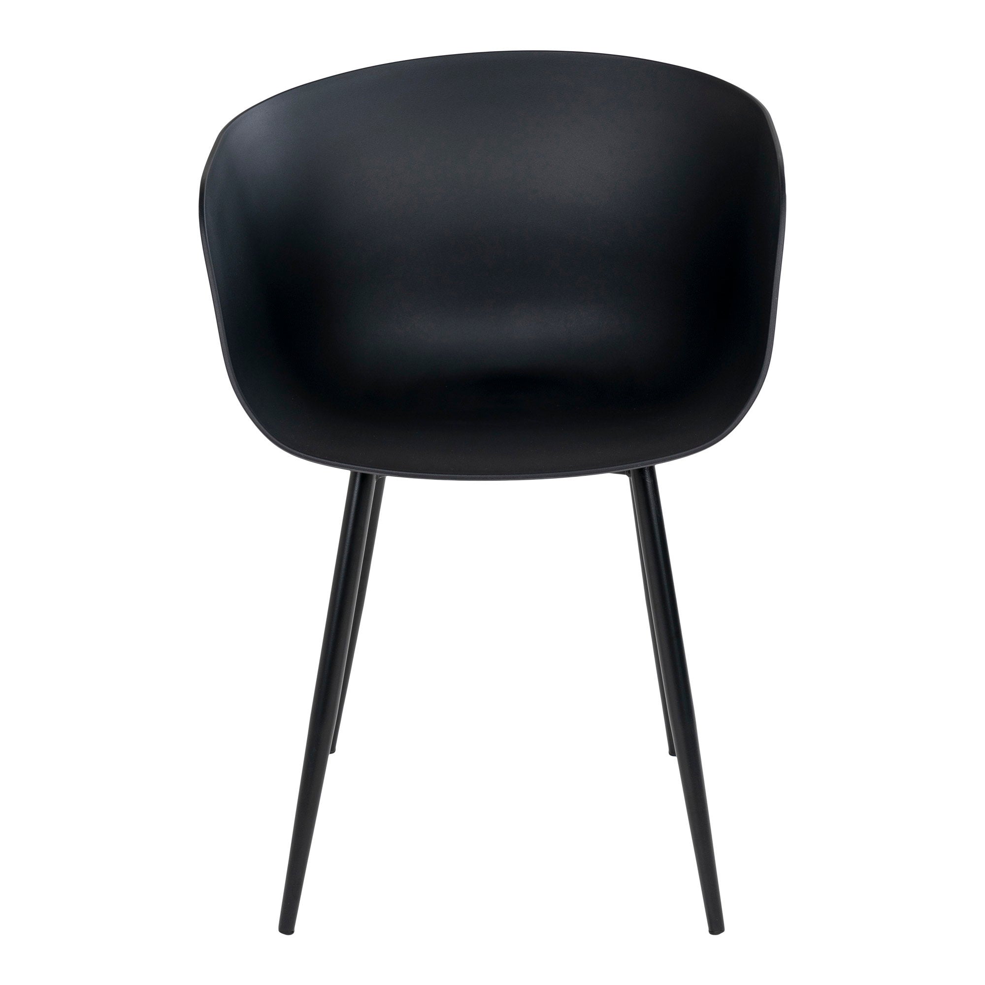 RODA ESSSTUHL SCHWARZ | SCHWARZE BEINE (2ER-SET)