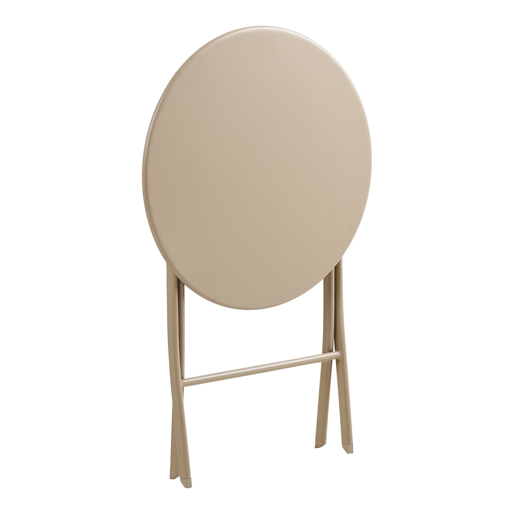 Arcas bistro set van rope en staal in taupe met 2 stoelen en tafel