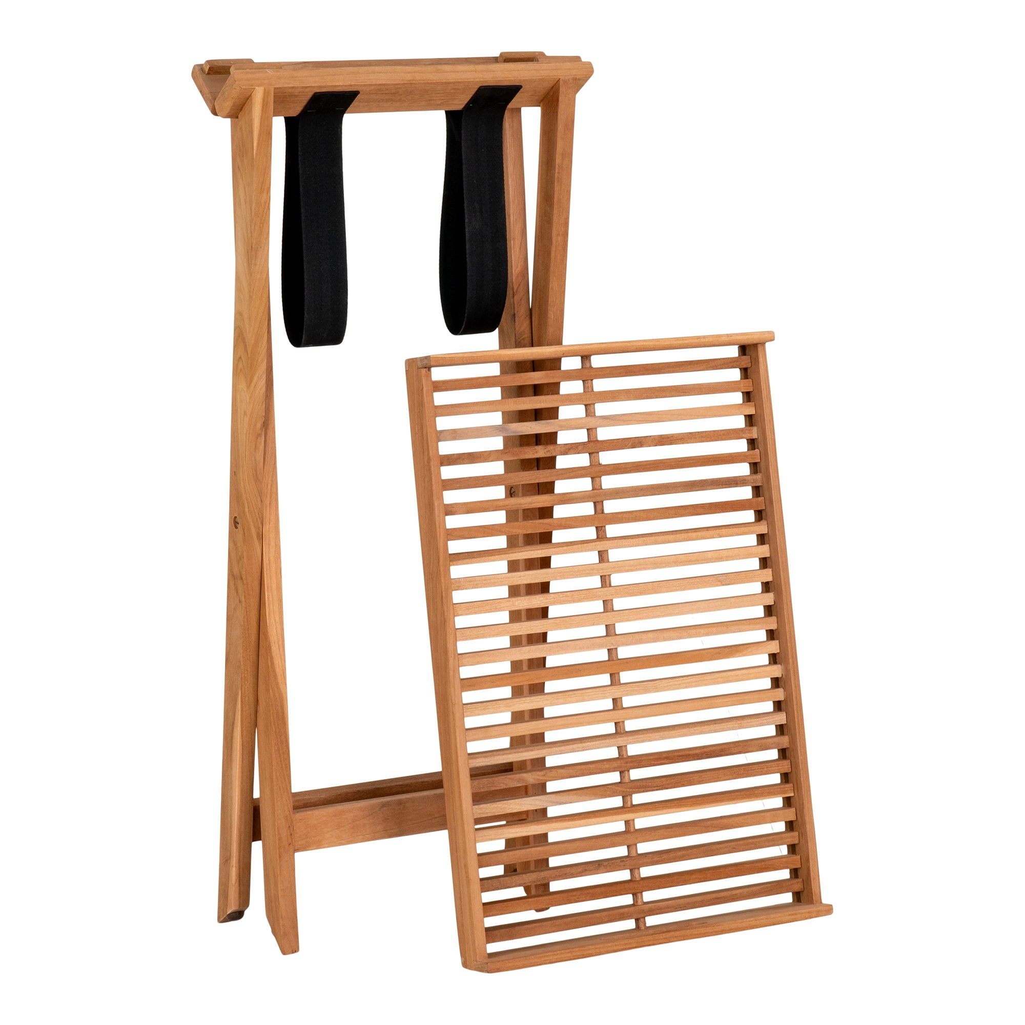 Ronda Tray Table - Tablett-Tisch, Teak, natur, 60x40x70 cm