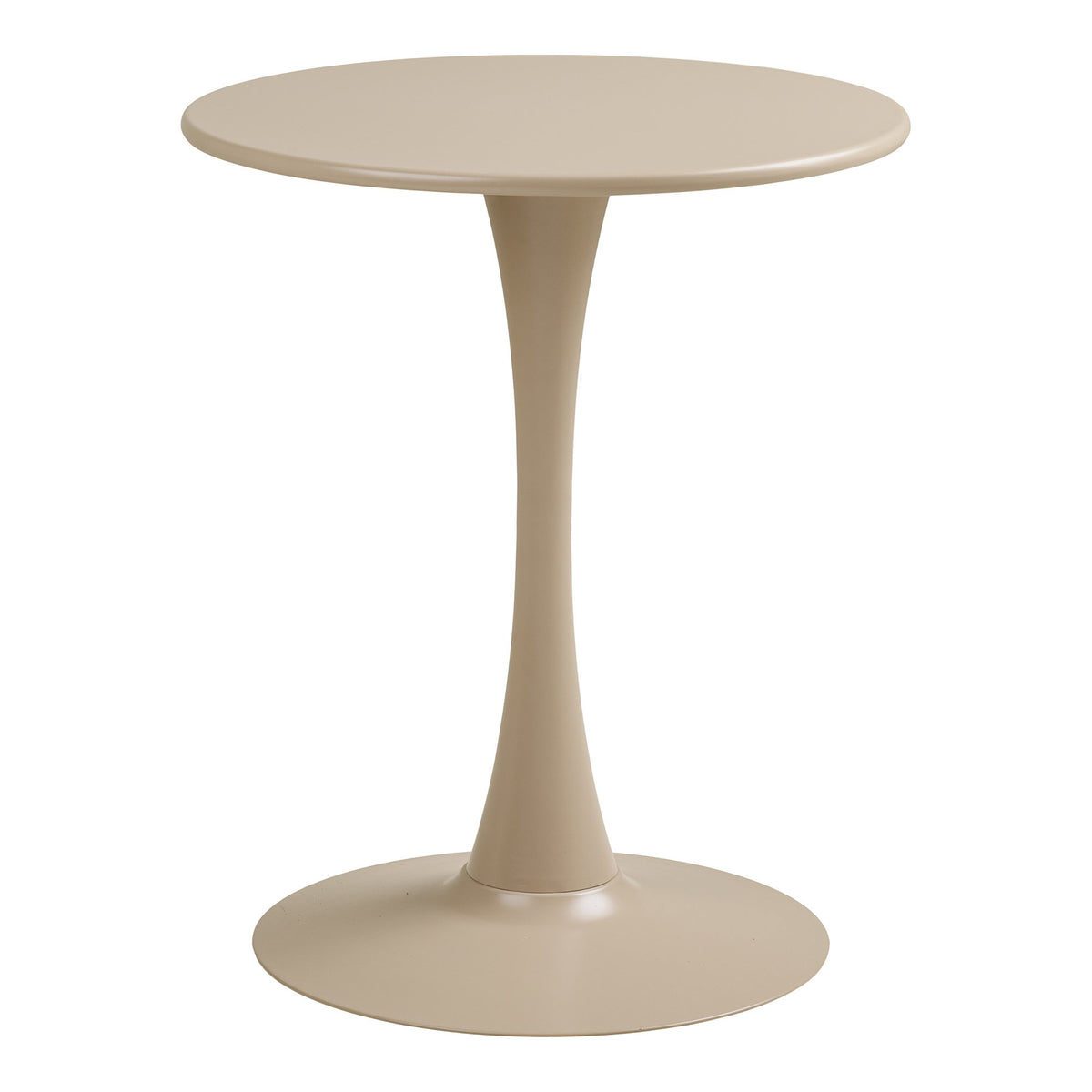 Meira Bistrotisch - Bistrotisch, Stahl, Taupe, ø60x72 cm