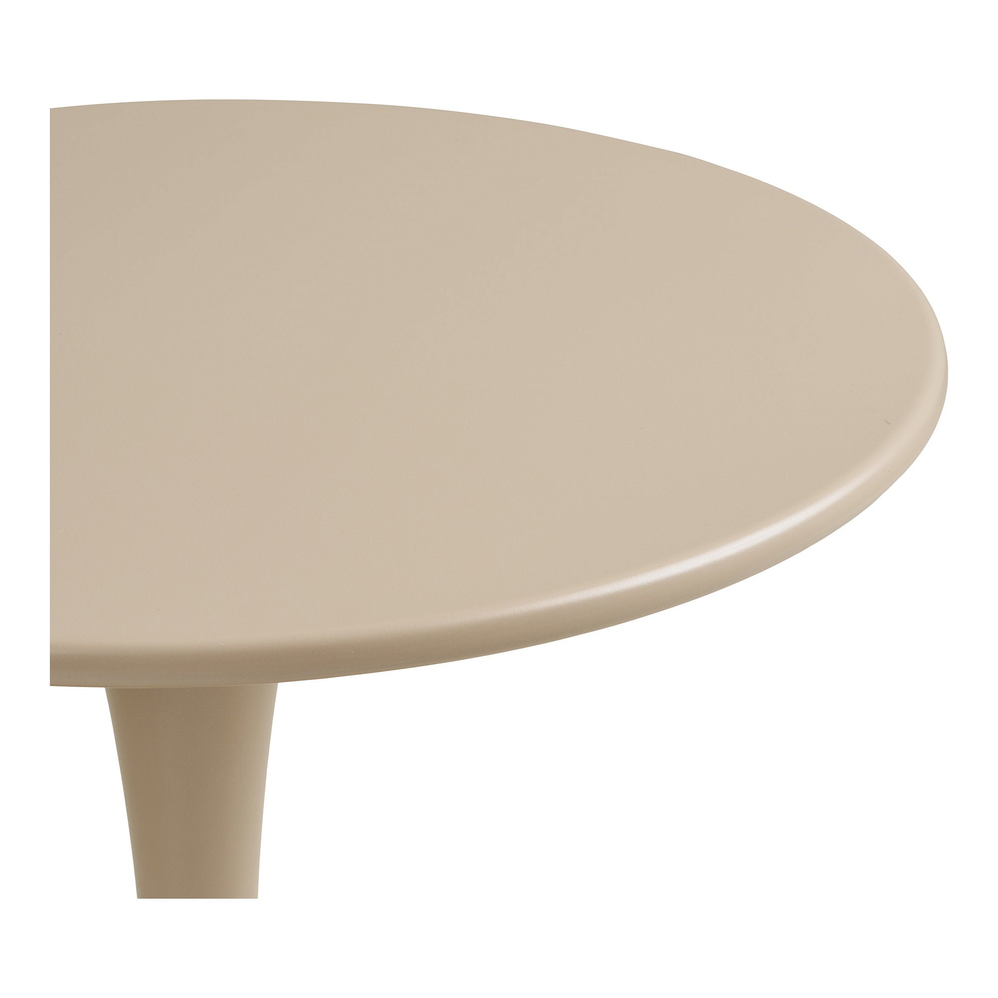 Meira Bistrotisch - Bistrotisch, Stahl, Taupe, ø60x72 cm