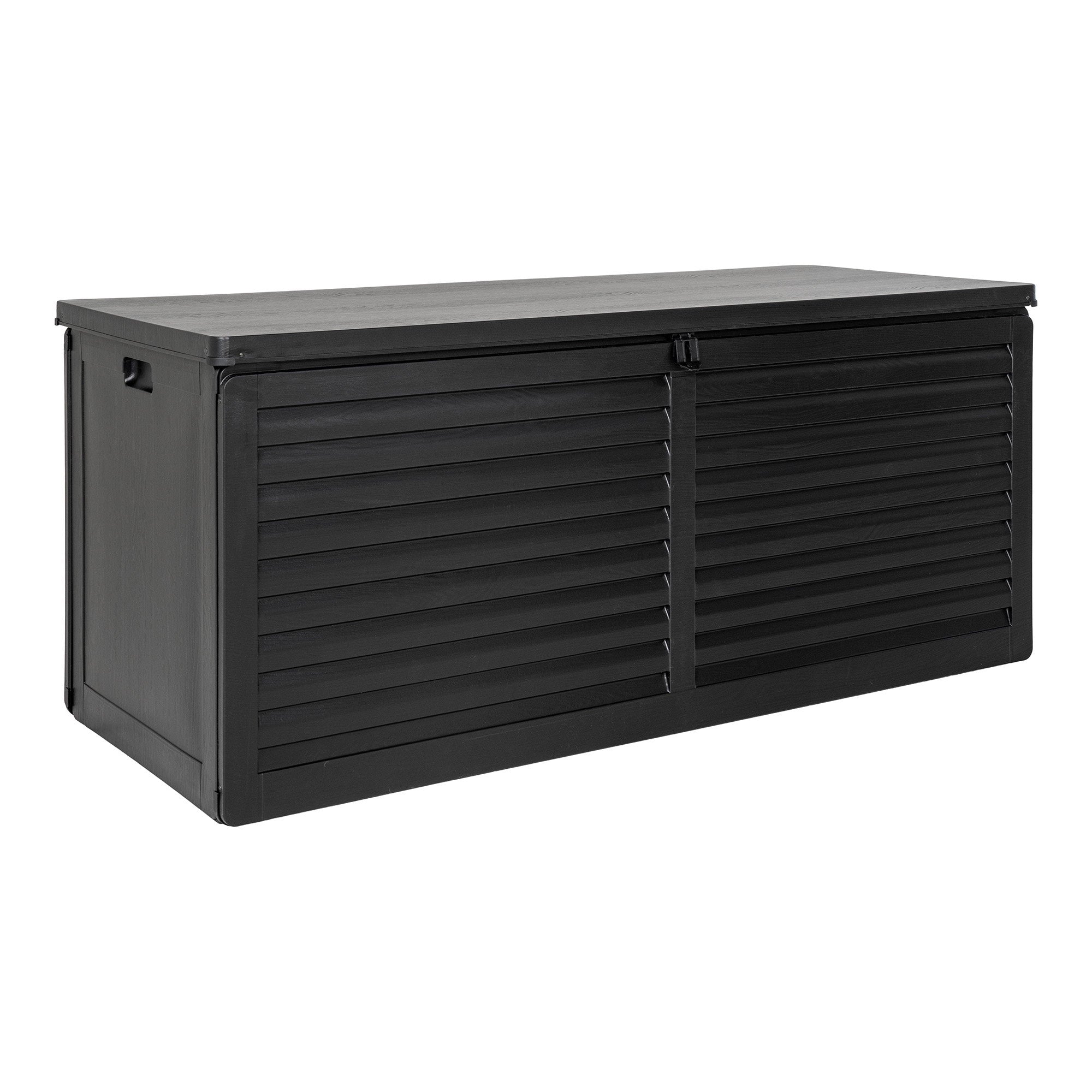 Dubrovnik Cushion Box - Cushion Box, plastic, black 146,5x61x64,5 cm, 490 L