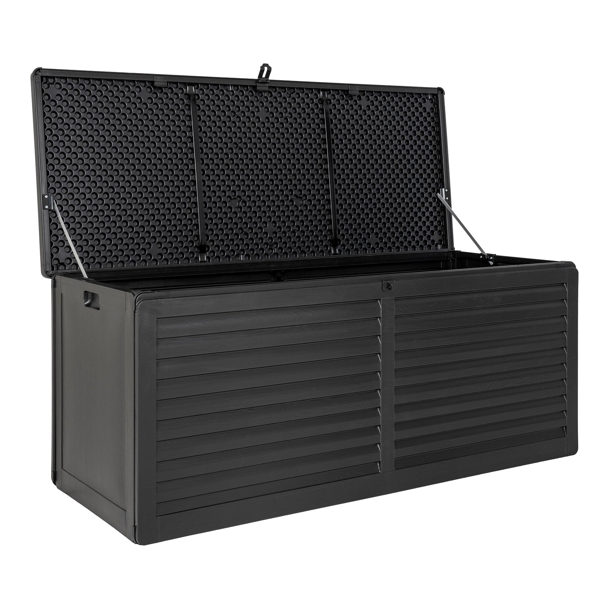 Dubrovnik Cushion Box - Cushion Box, plastic, black 146,5x61x64,5 cm, 490 L