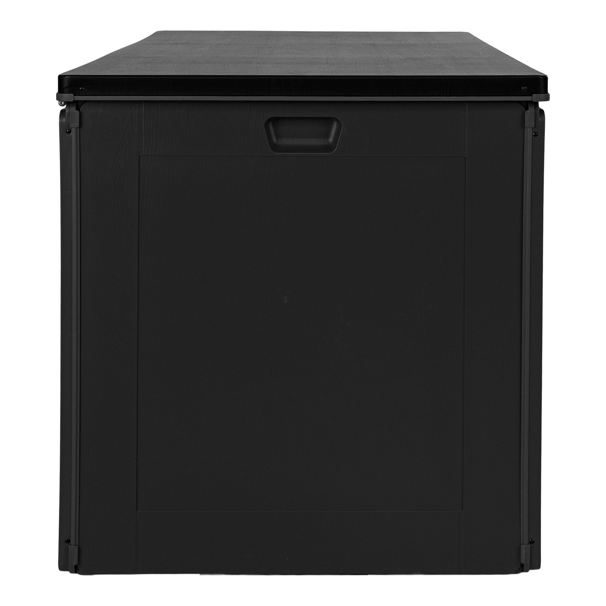 Dubrovnik Kissenbox - Kissenbox, Kunststoff, schwarz 146,5x61x64,5 cm, 490 L
