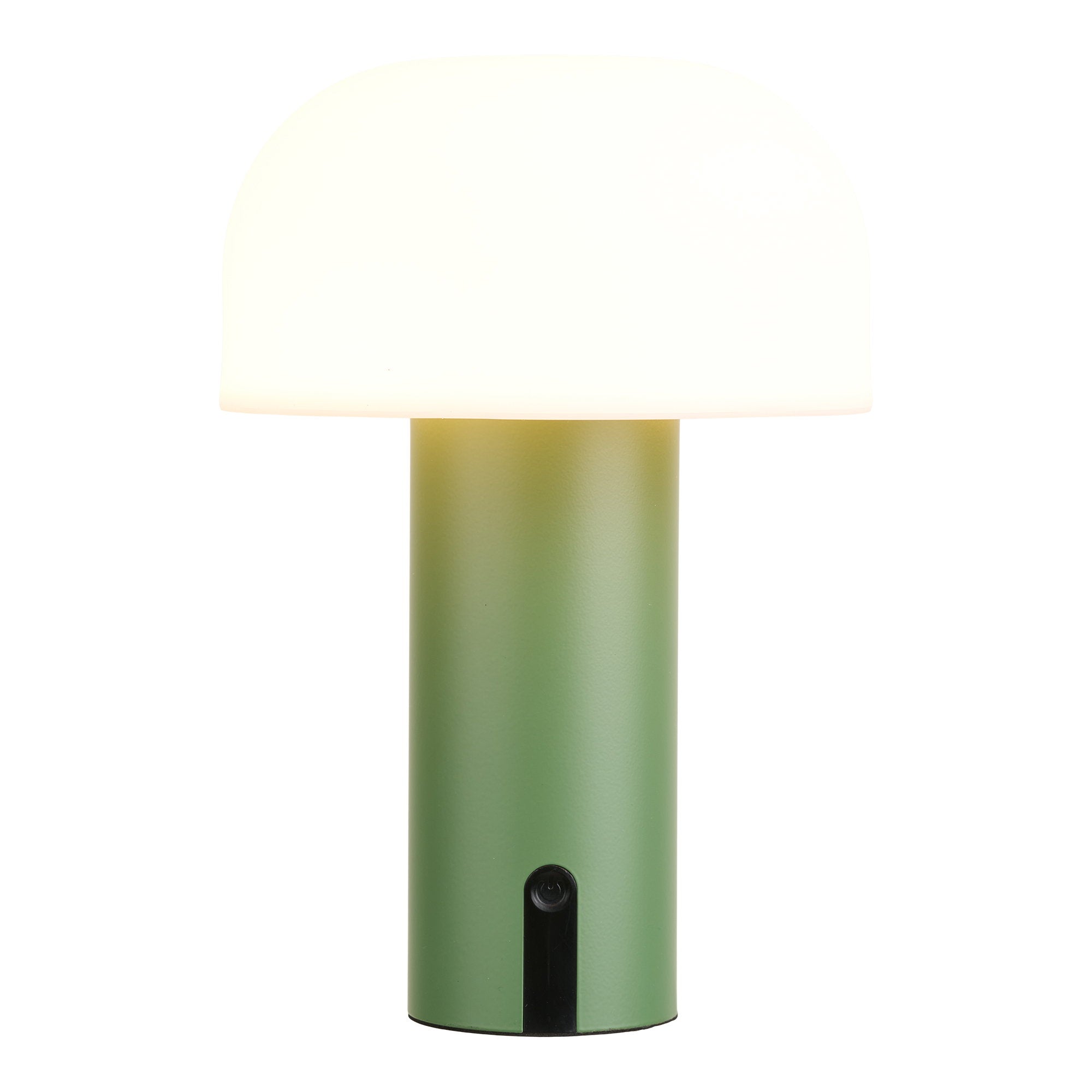 Soham LED Lamp - Lamp, rechargeable, white/green