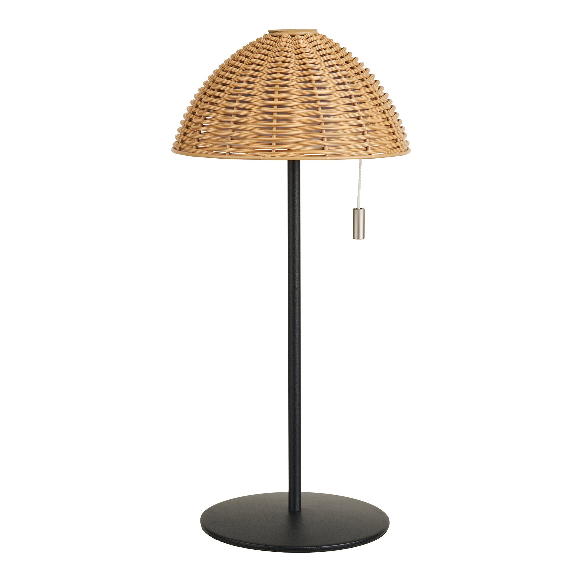 Wigan LED Table Lamp - Table lamp, metal, rechargeable, nature/black