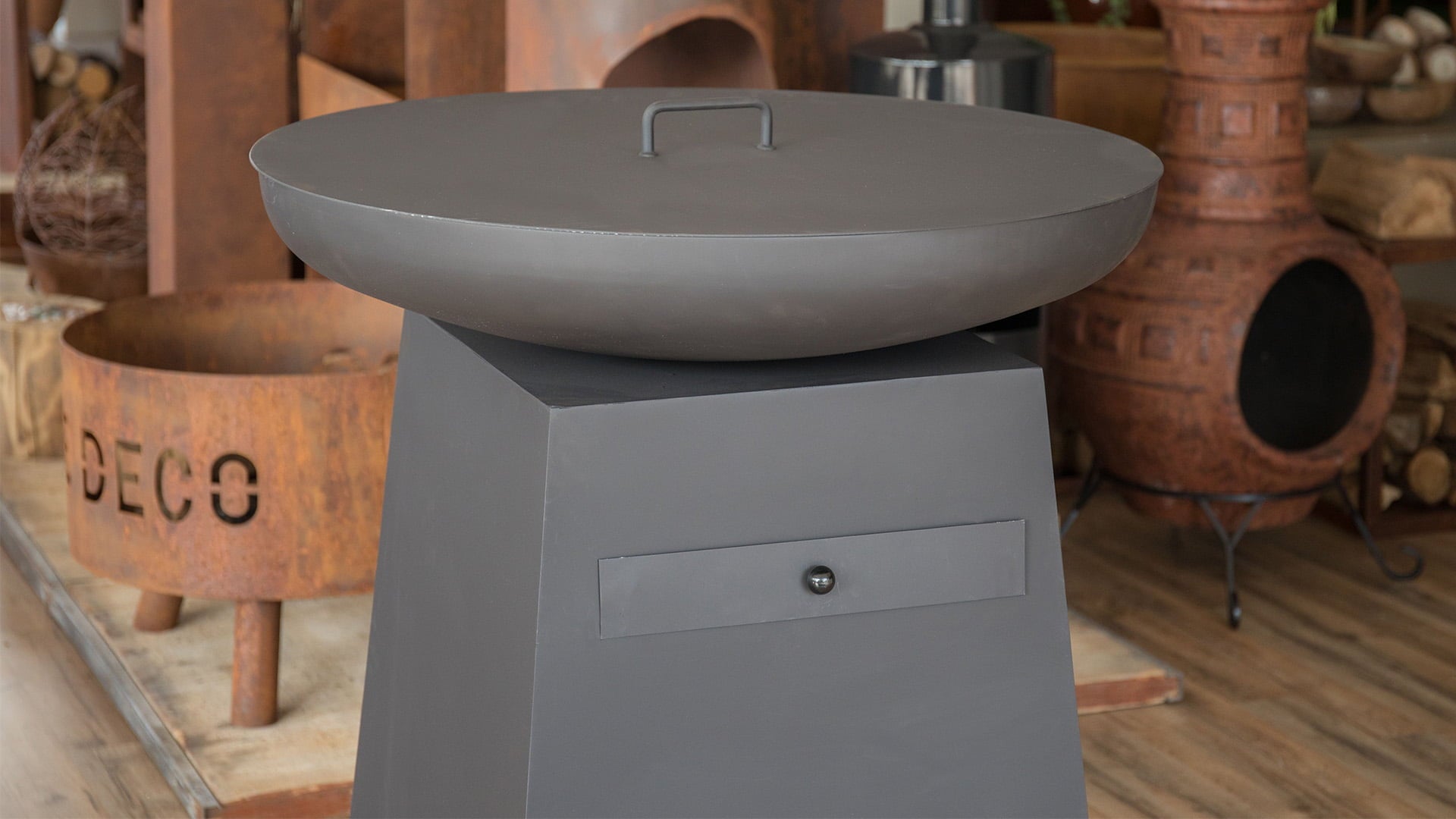 Deksel Orion Classic 82 cm Zwart