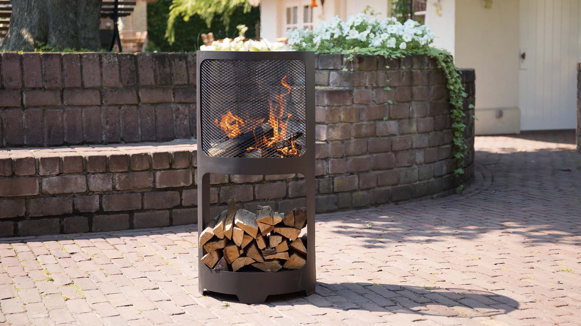 Buffalo Feuerkorb Schwarz