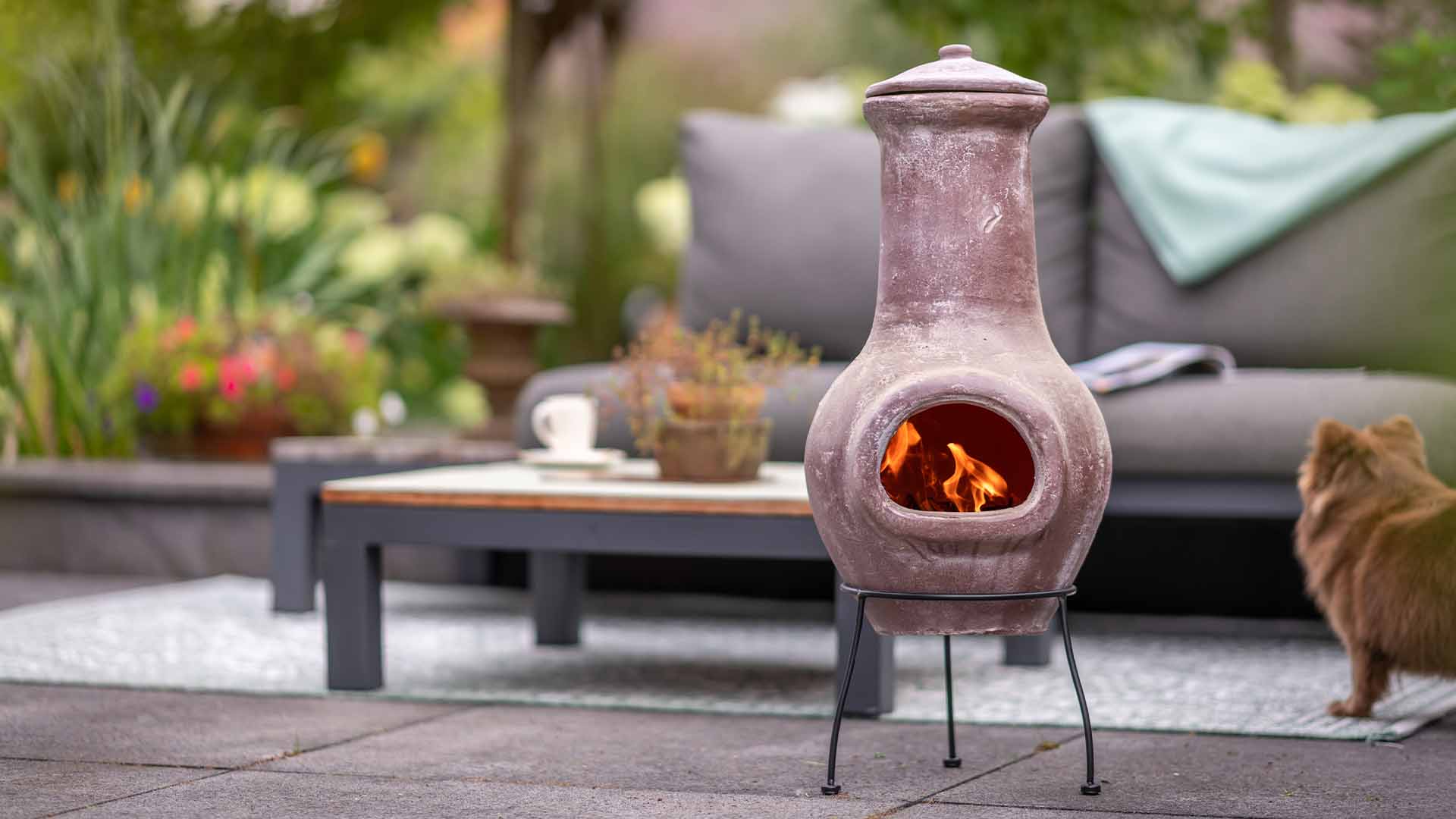 Chimenea Salamanca Kleihaard Bruin