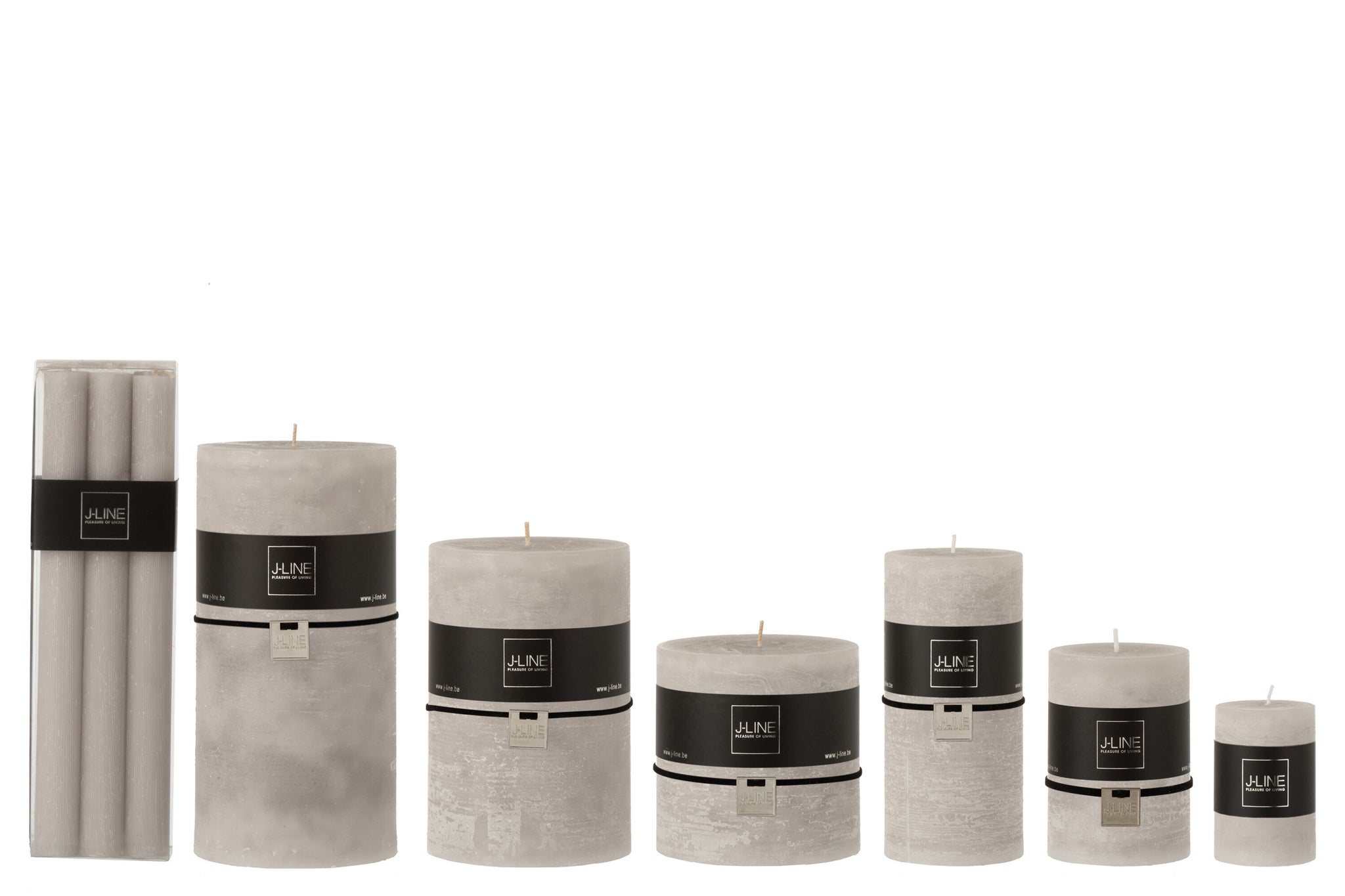 Box 6 Table Candle Light Grey-13H