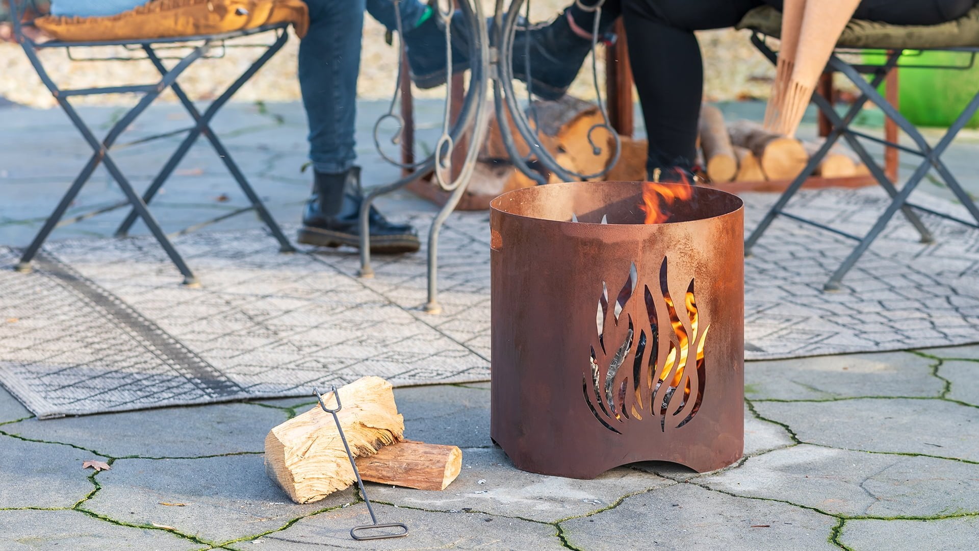 Kiruna Vuurkorf Handmade Roest