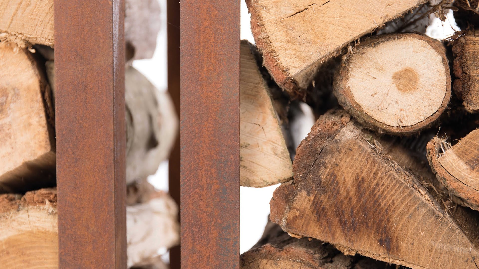 Hodr Handmade Houtopslag box 50 cm Roest