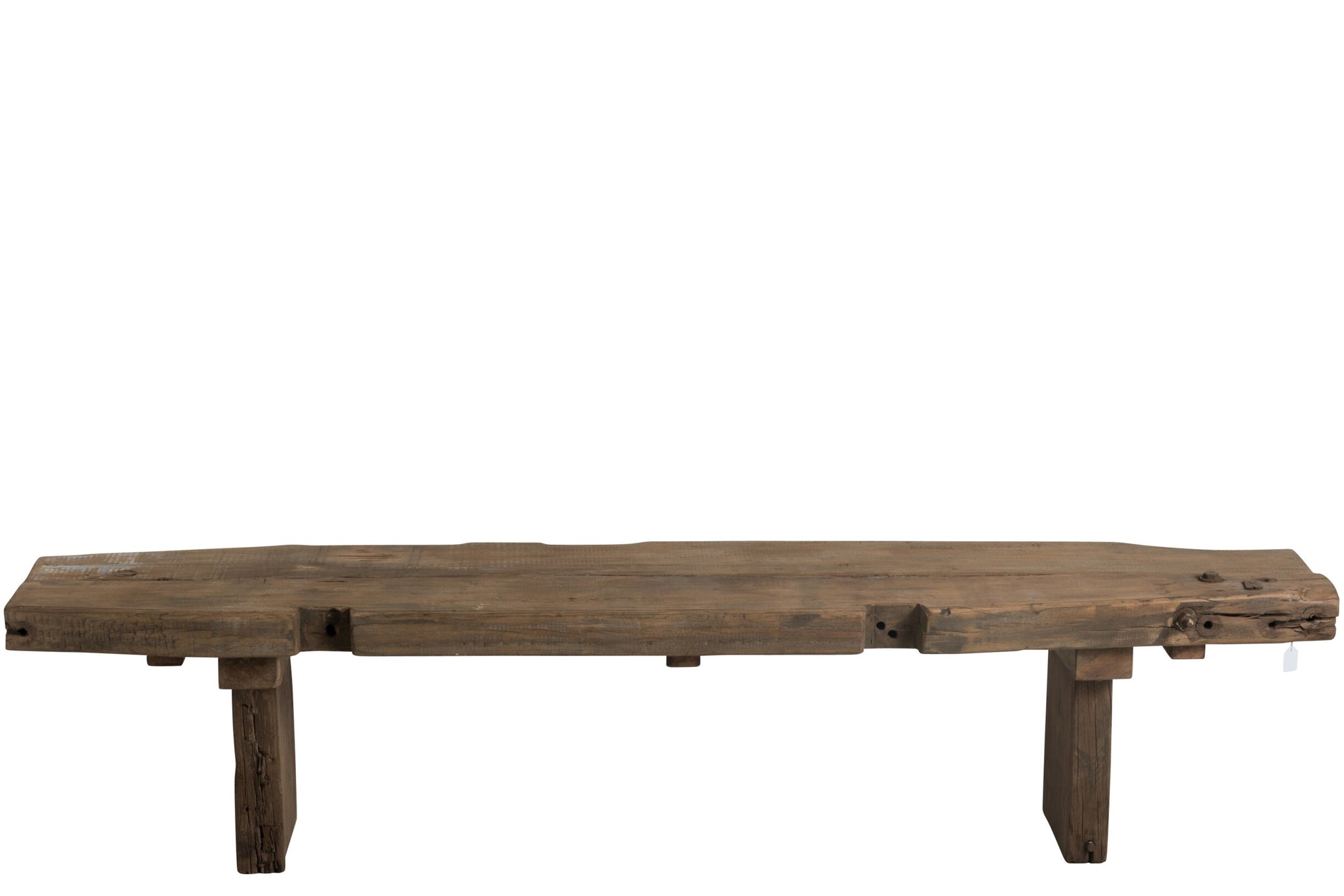 Bank Rough – gerecycled hout, bruin