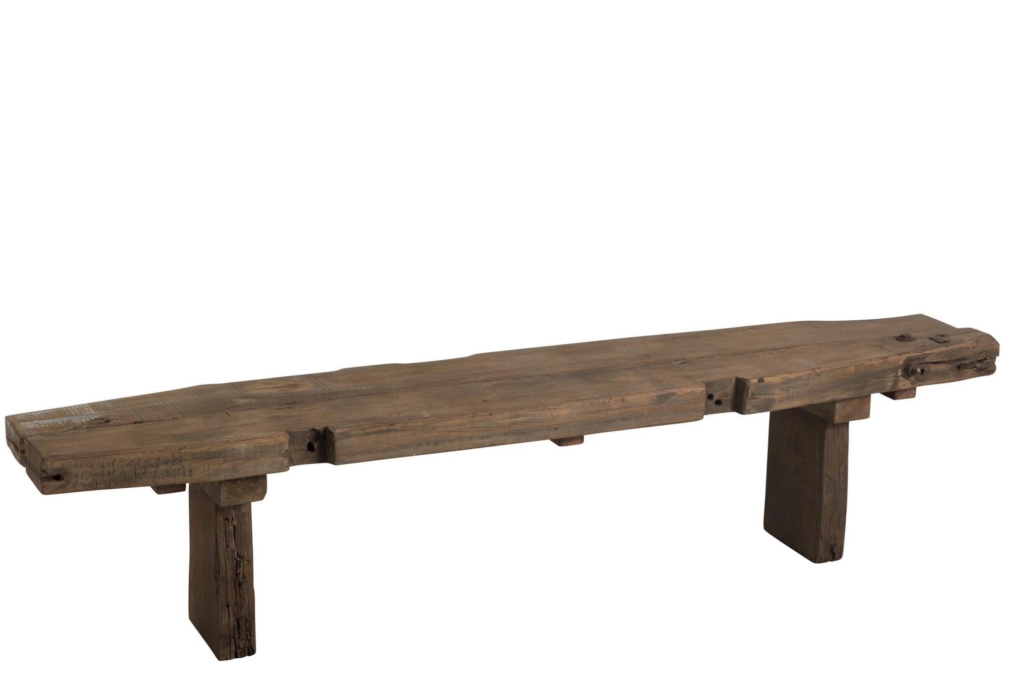 Bank Rough – gerecycled hout, bruin