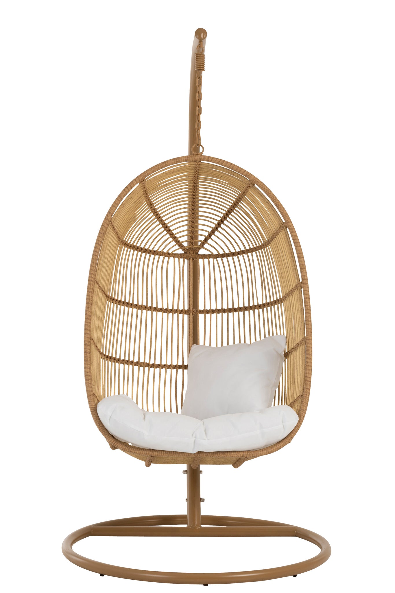 Hanging Chair Oval Steel Natural