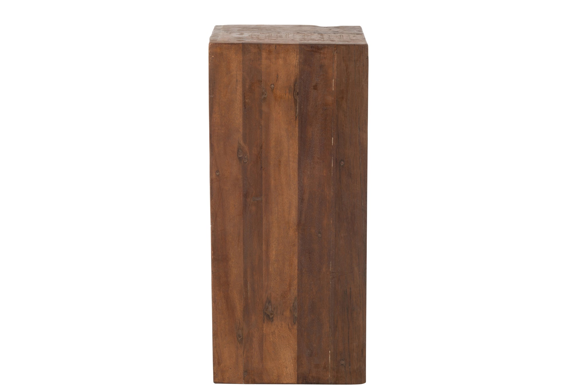 Cabinet 12Drawers Rough Recycled Wood Brown