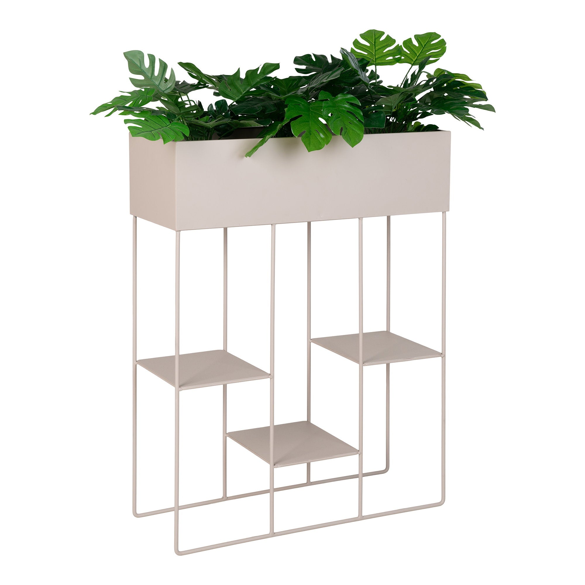 Rabo plantenbak – staal, zand, 25×60×80 cm