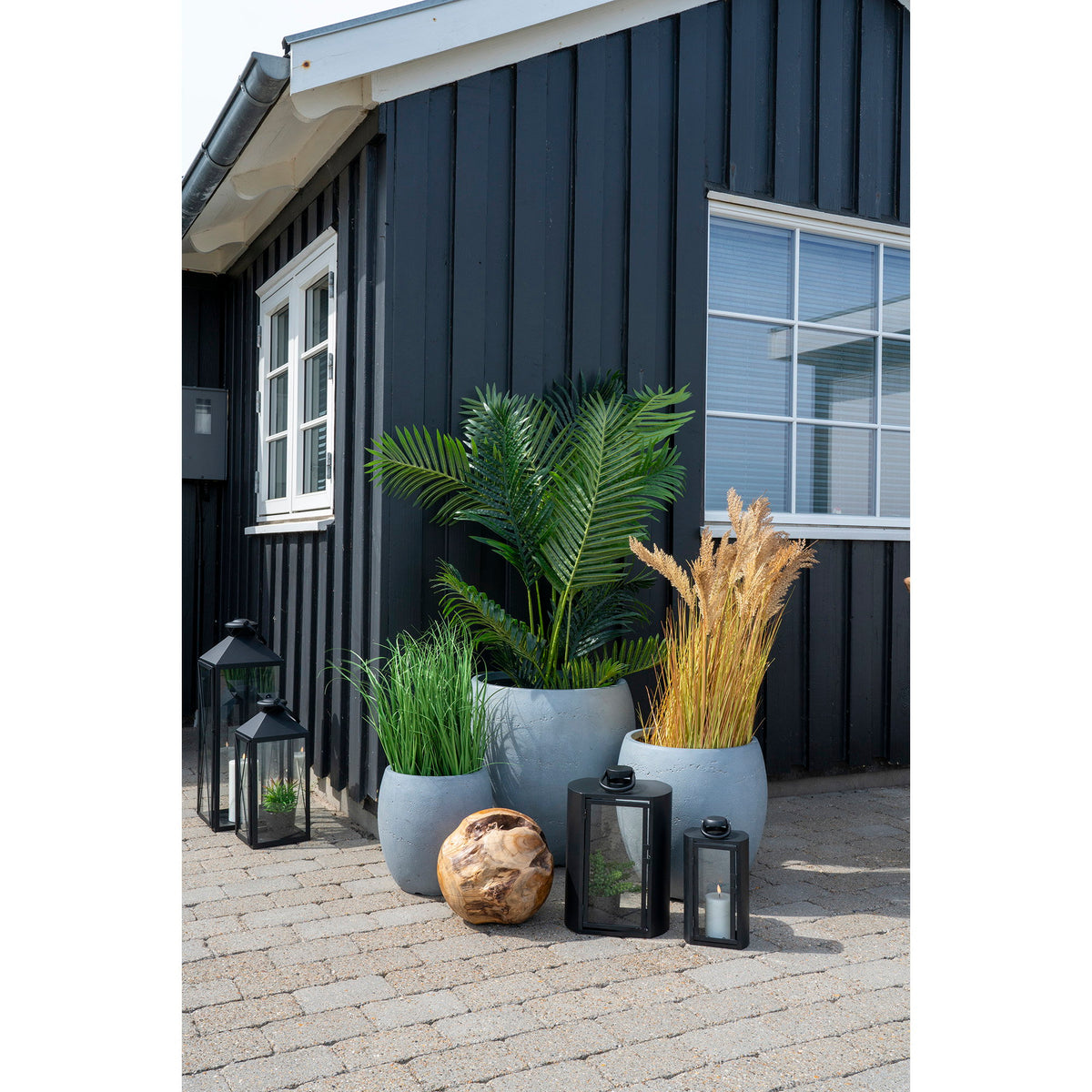 Kunstplant Areca palm – groen, 175 cm
