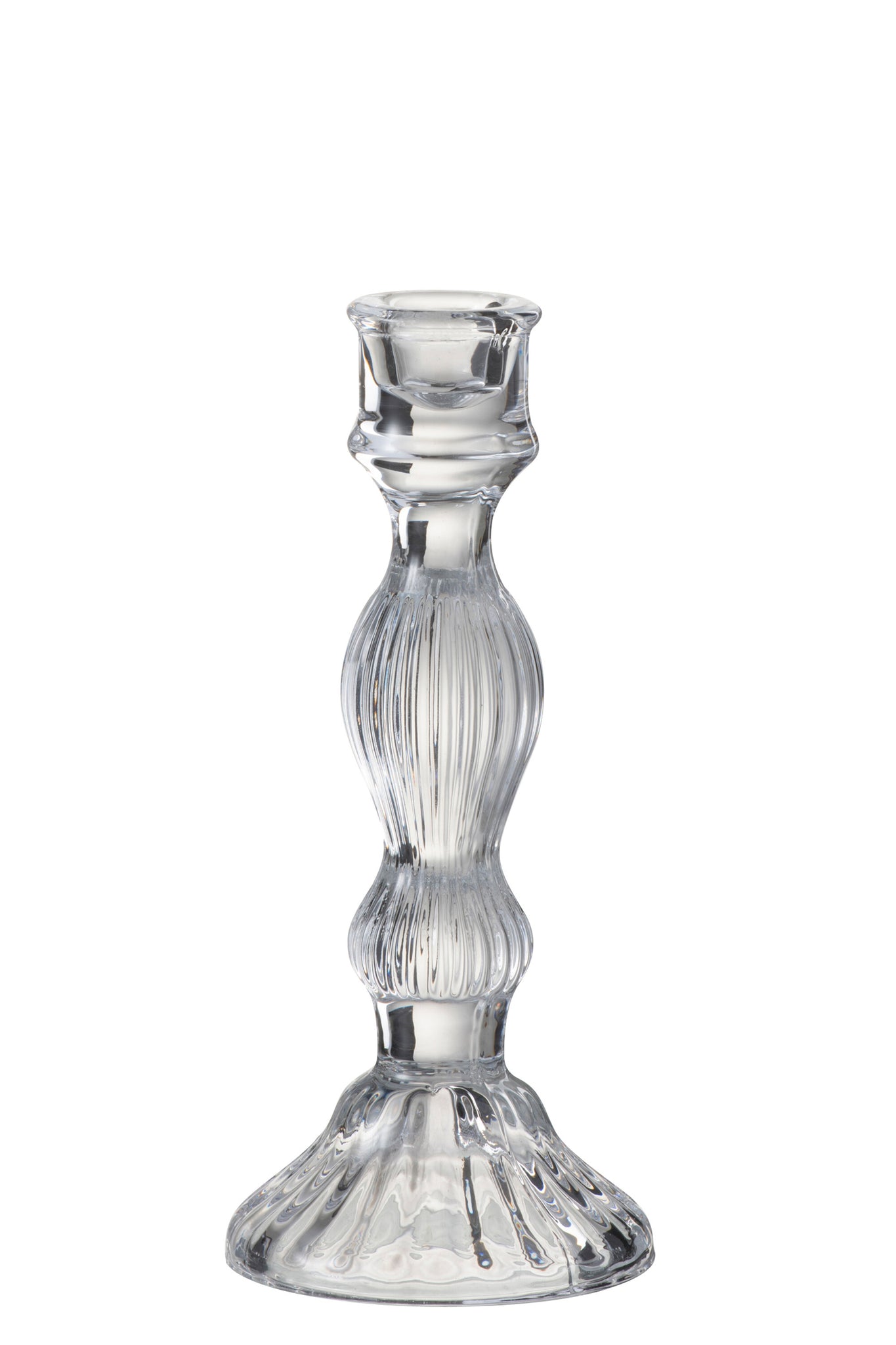 Kerzenständer Kugelglas Transparent Groß
