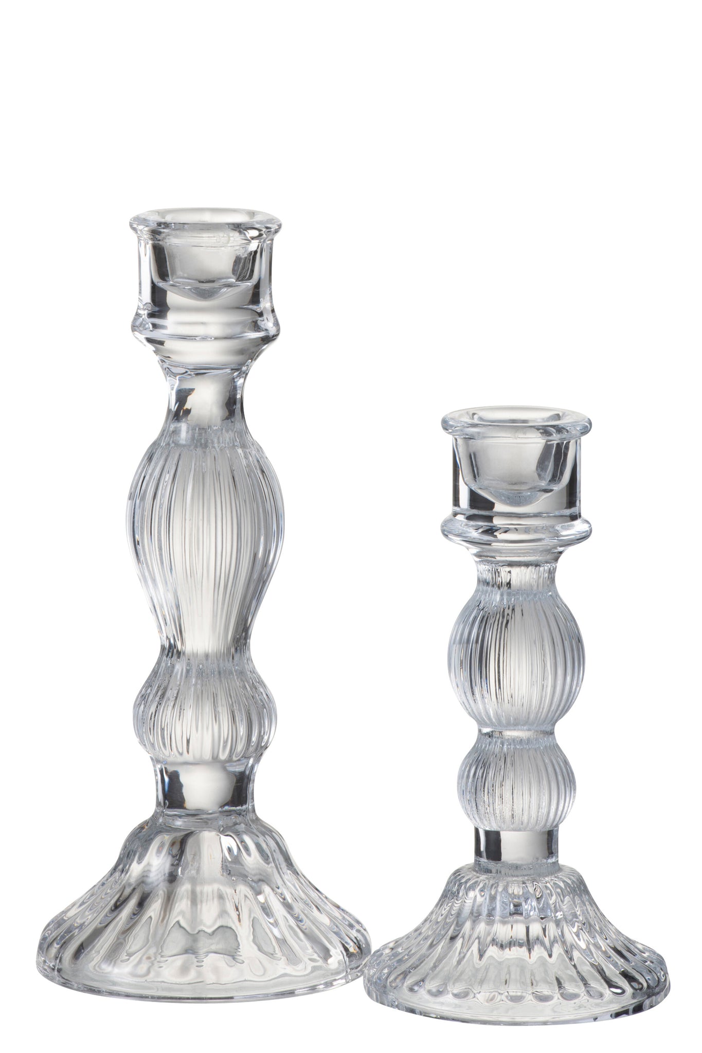 Kerzenständer Kugelglas Transparent Groß
