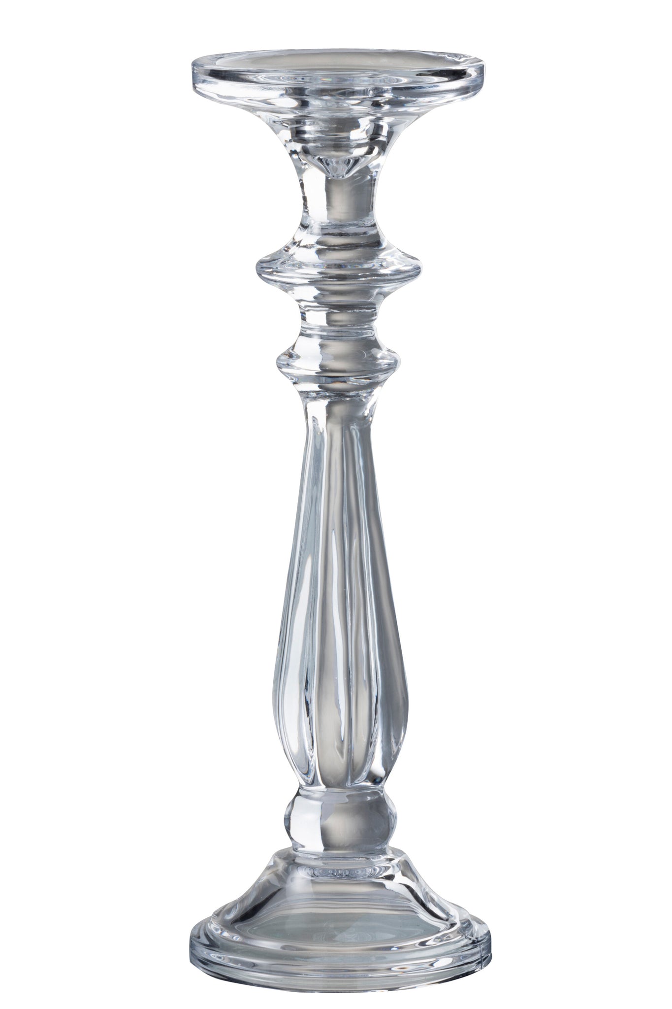 Candlestick/Candle Holder Tibo Glass Transparent Large