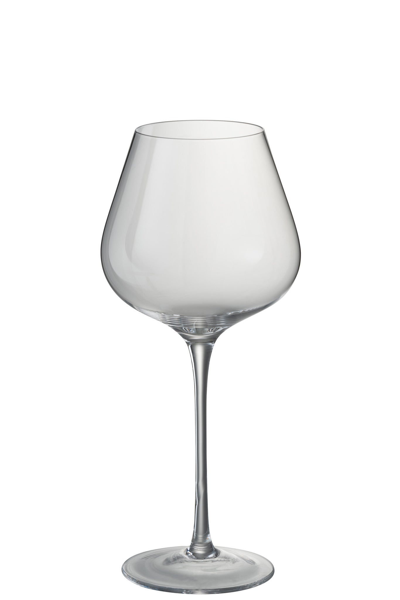 Weites Trinkglas für Weißwein, Kristallglas, transparent