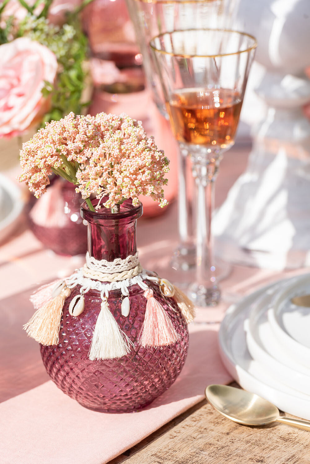 Drinking Glass Whi Wine Rim Glass Transparent/Gold