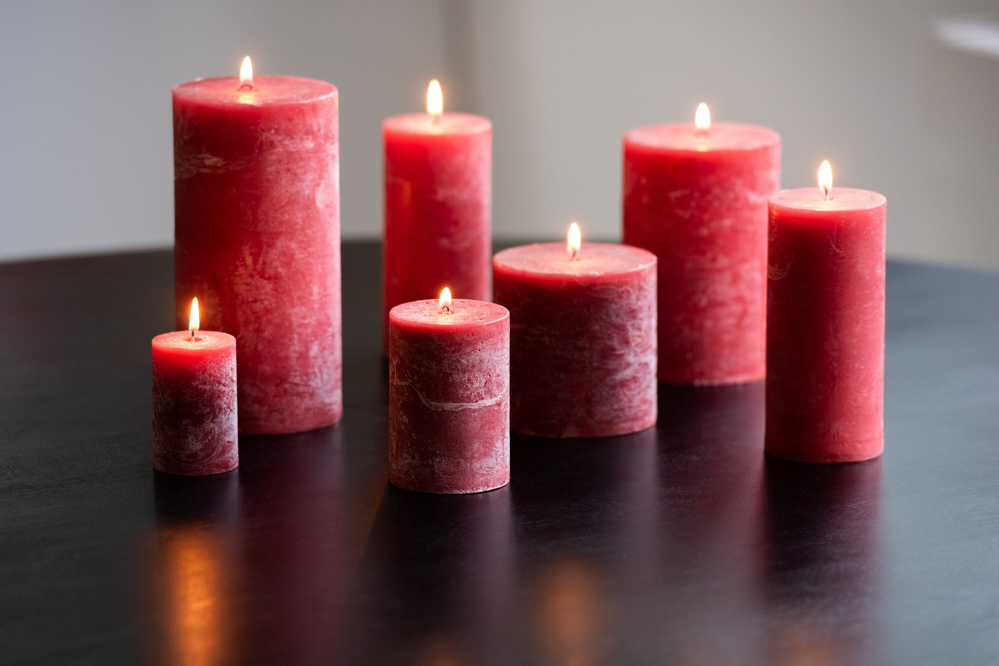 Cyl. Candle Cherry M 48H
