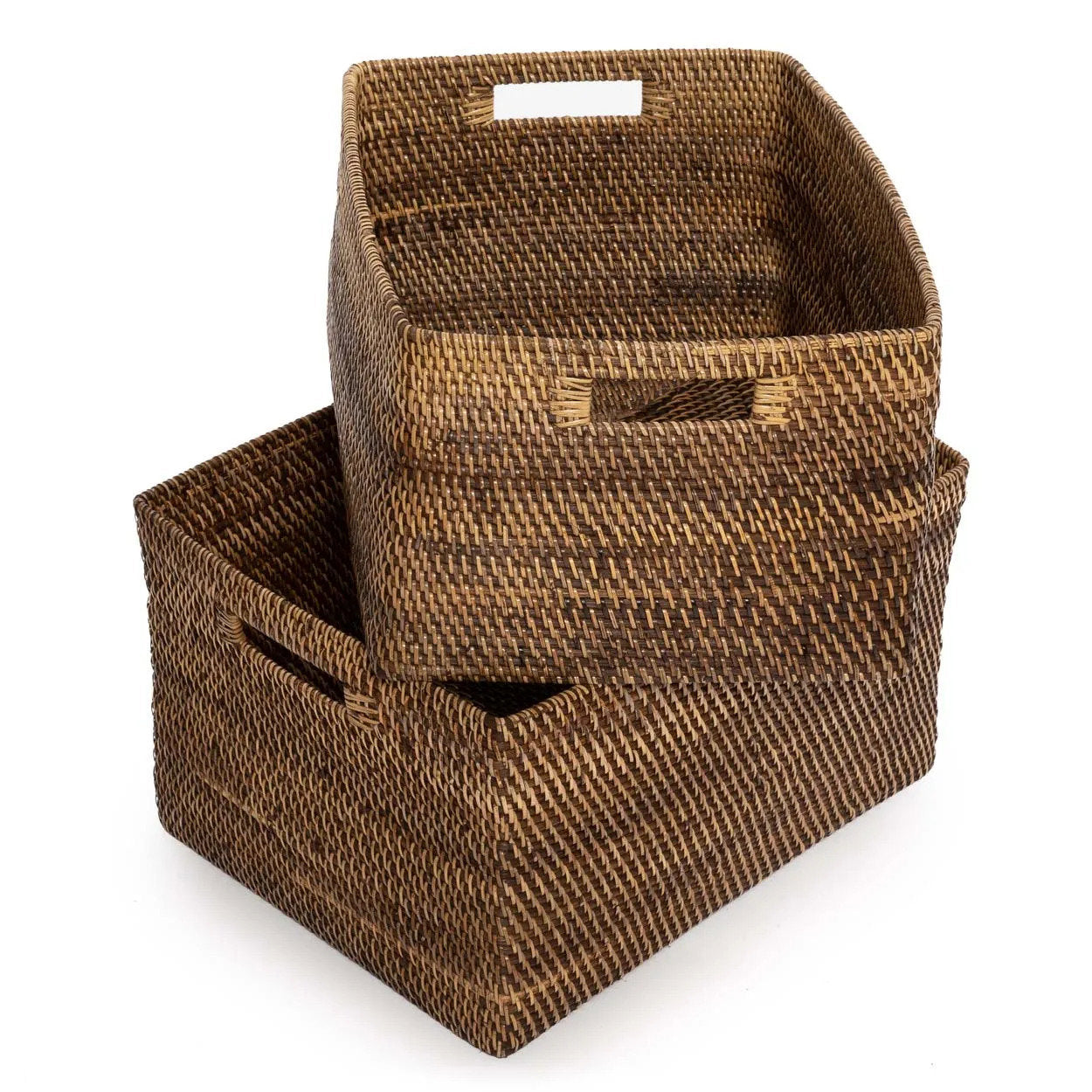 Mand Colonial – rattan, naturel bruin, 46x36x23 cm