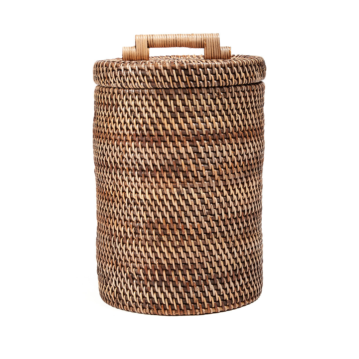 The Rattan Bin High - Natural Brown