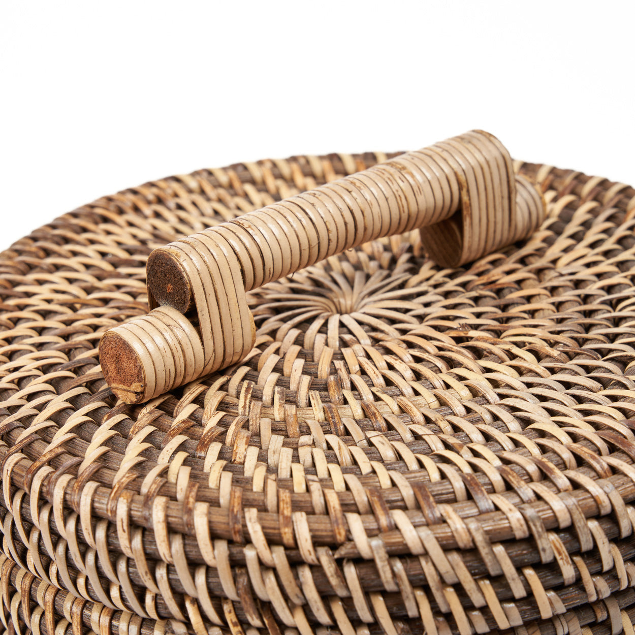 The Rattan Bin High - Natural Brown