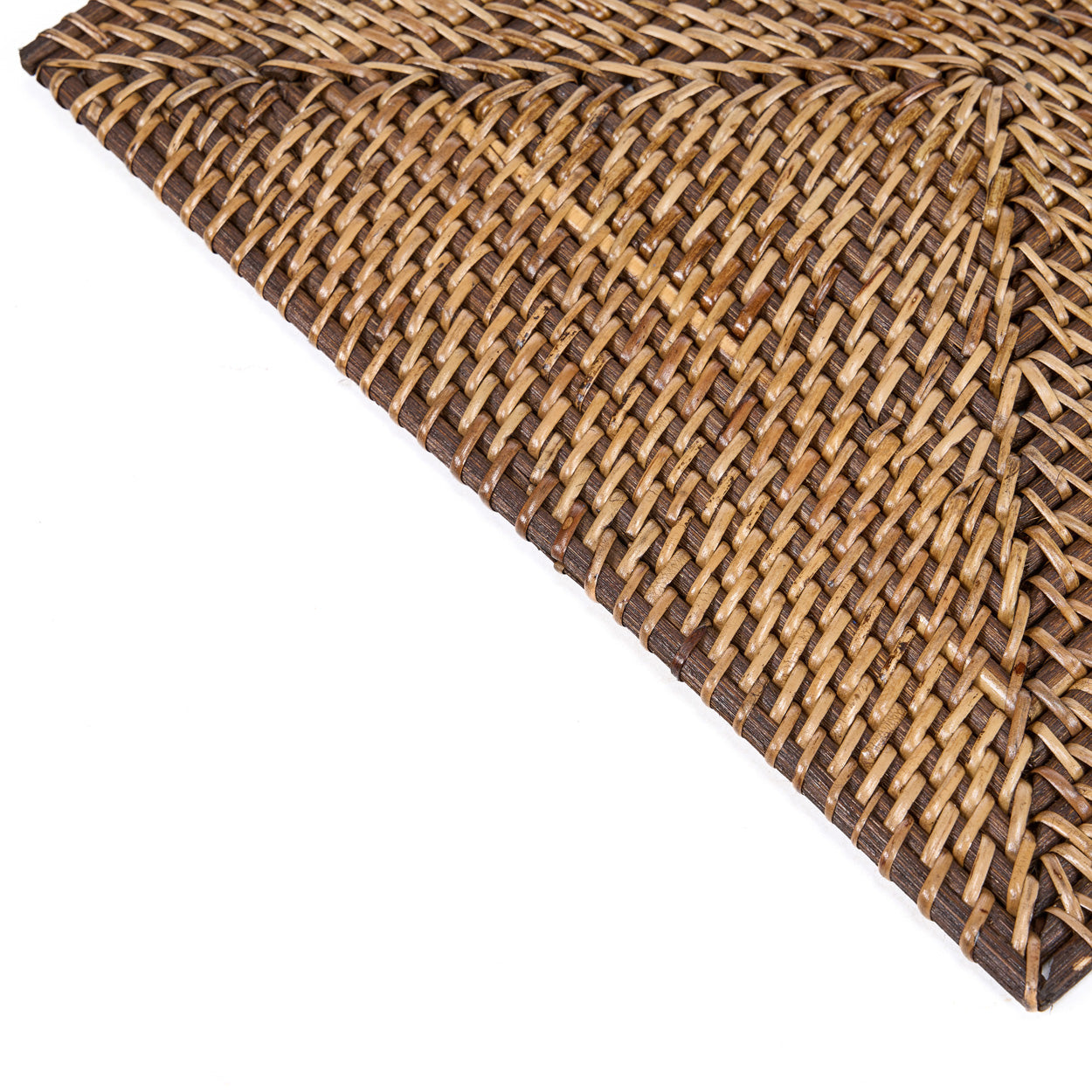 The Colonial Rectangular Placemat - Natural Brown