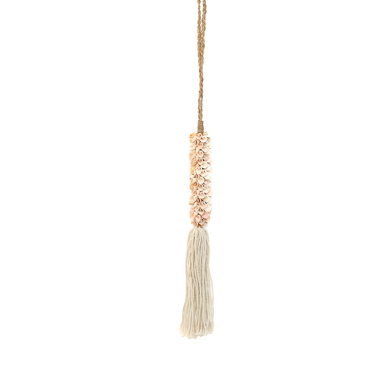 The Shell & Cotton Tassel - Pink