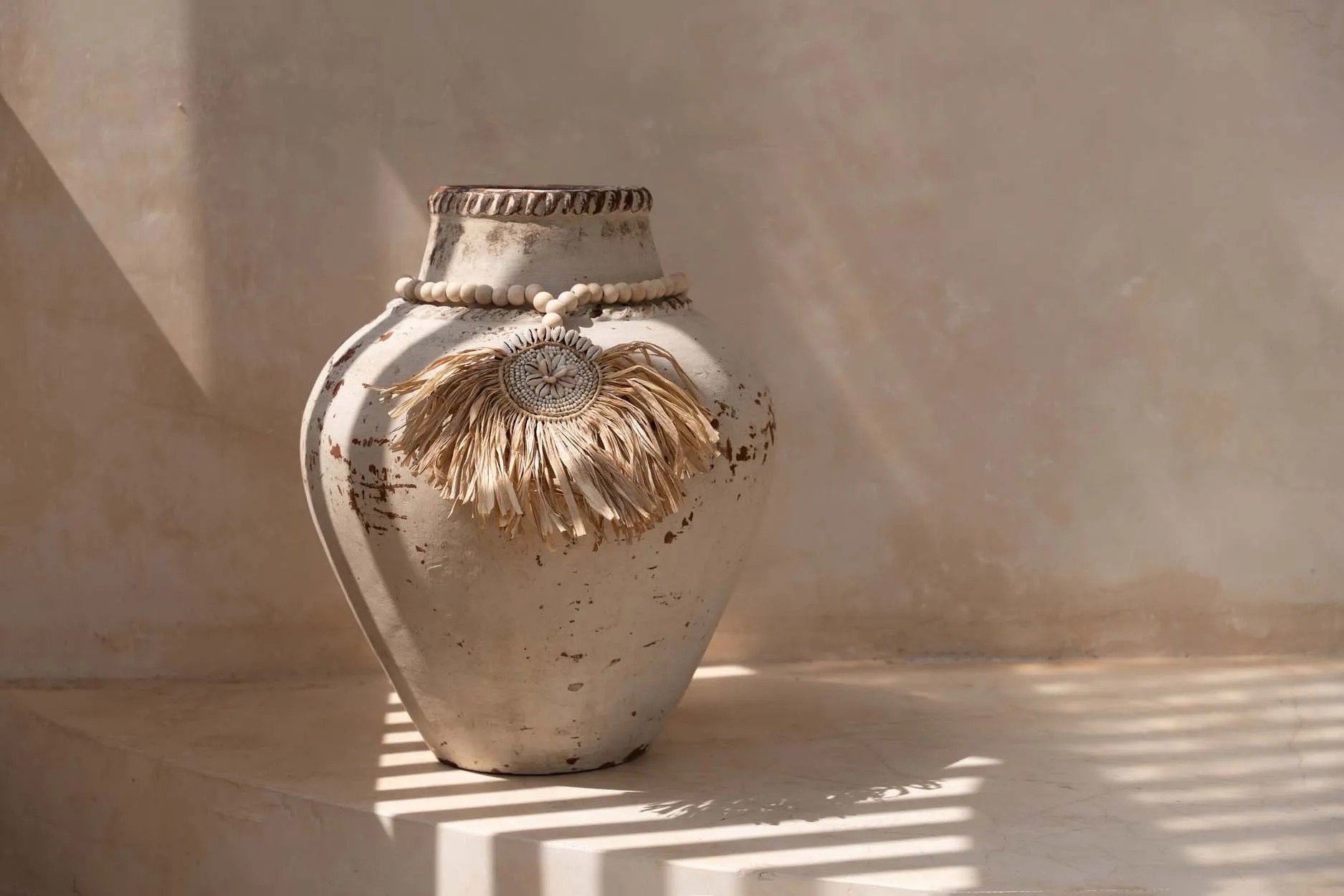 Die Raffia Tajoe Quaste - Natur