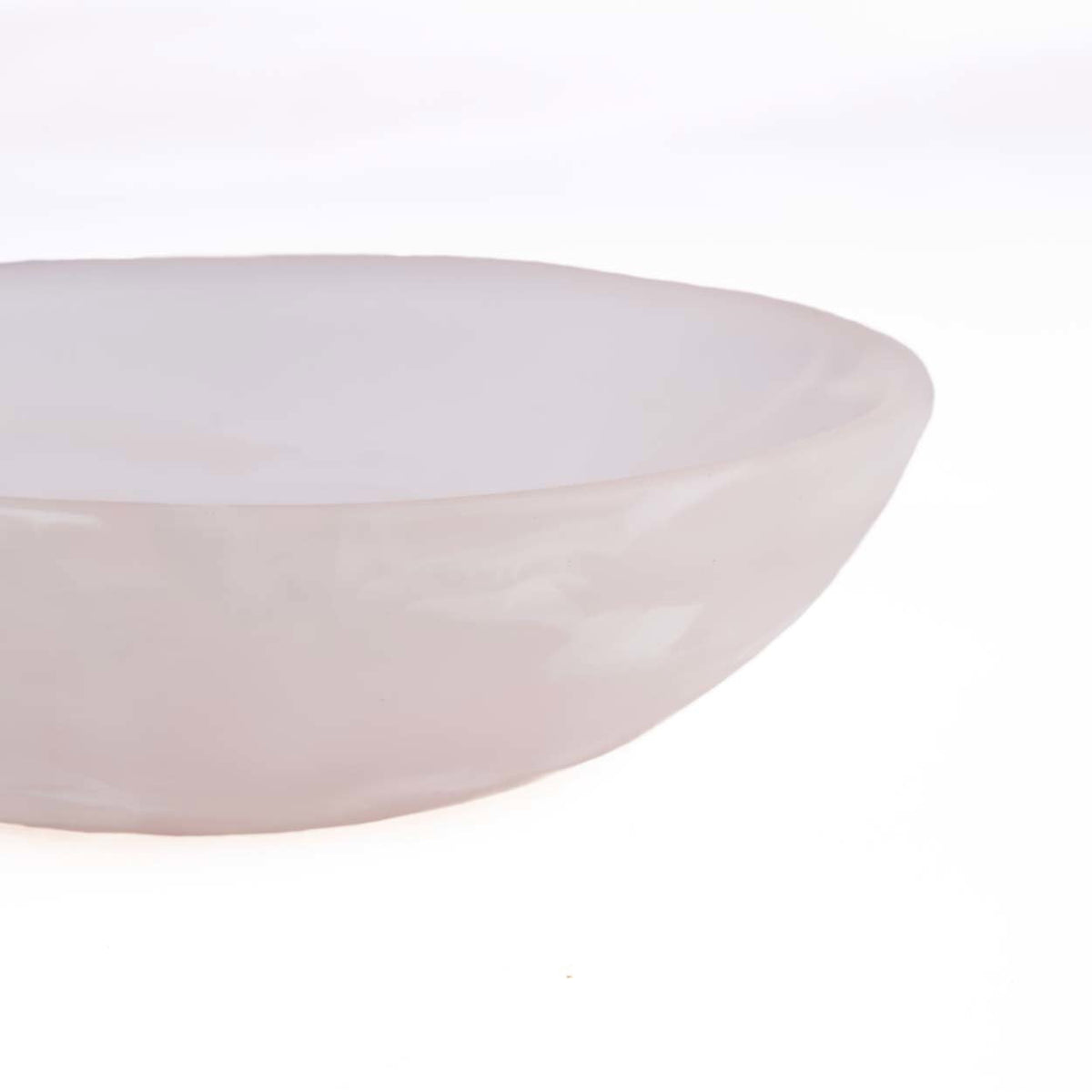 Organische schaal resin – roze wit, M