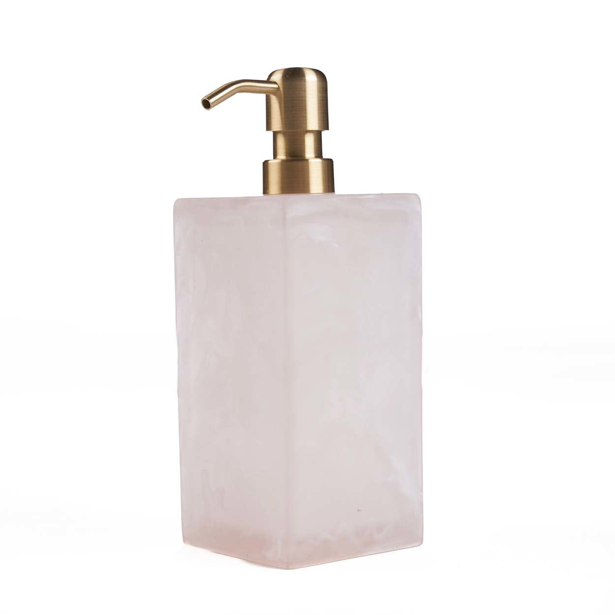 The Resin Soap Dispenser - Pink White