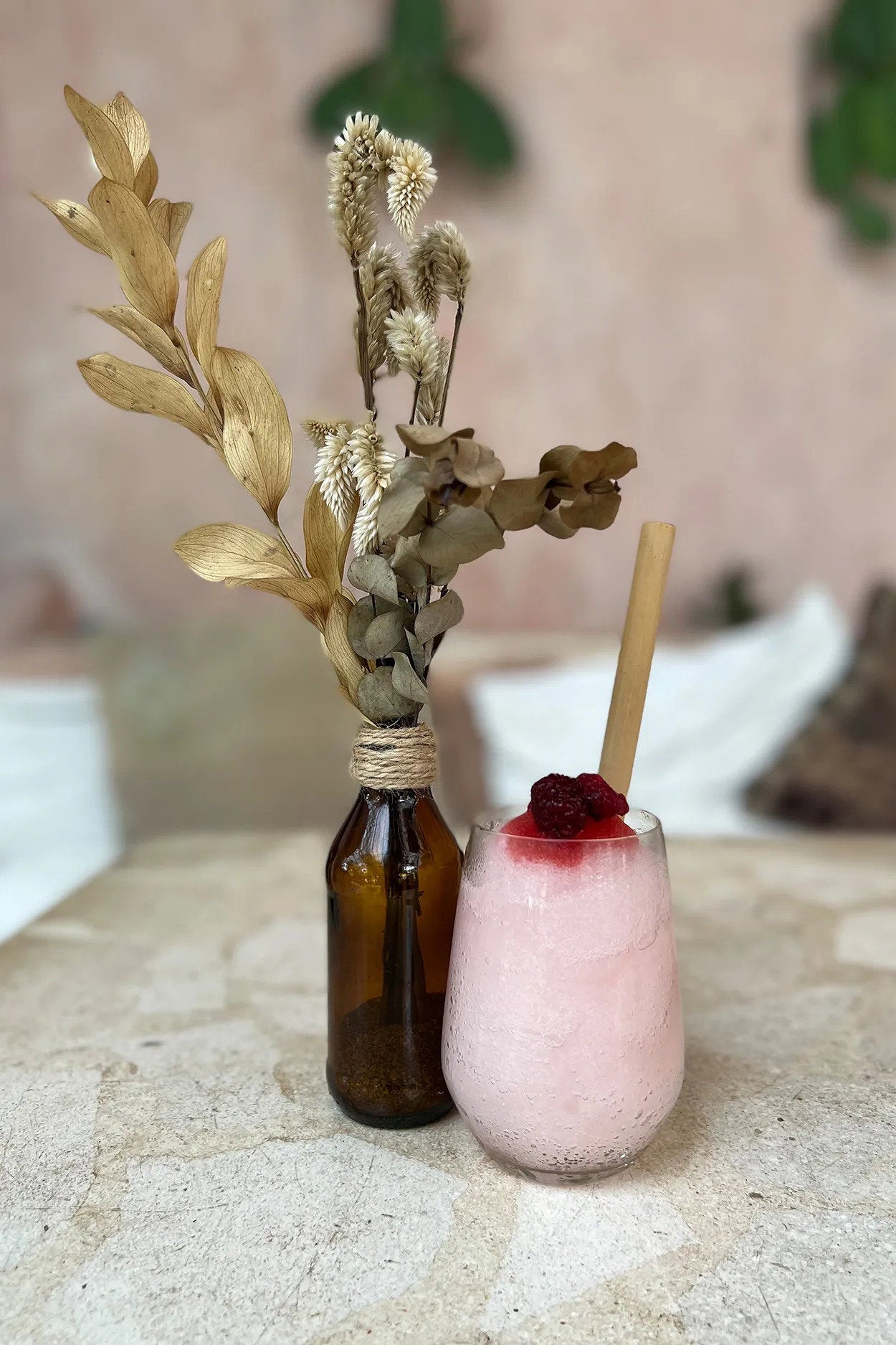 The Bamboo Straws - Set of 10 With Cleaning Brush