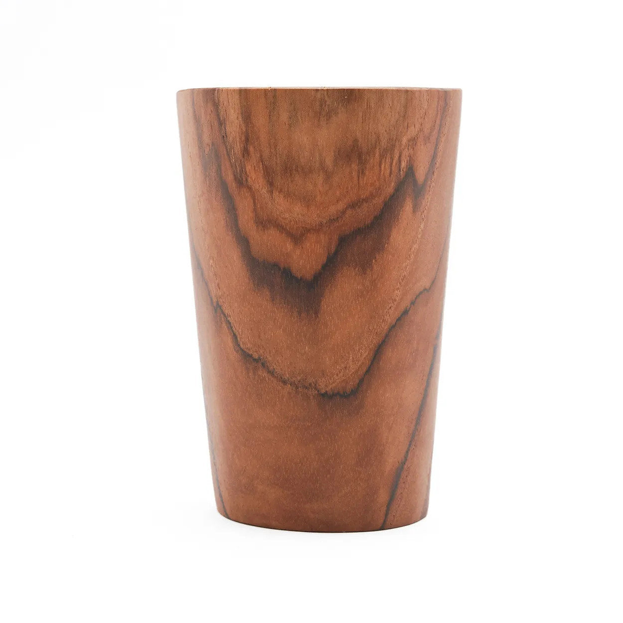 Beker Teakwortel – naturel, hoog, ø10×16 cm
