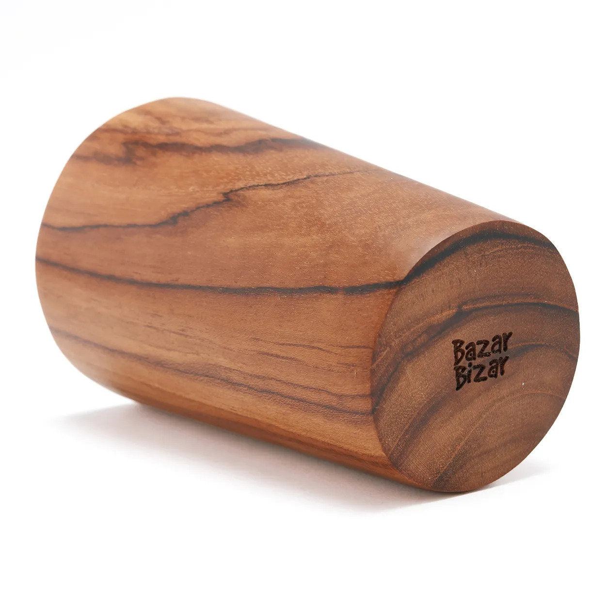 Beker Teakwortel – naturel, hoog, ø10×16 cm