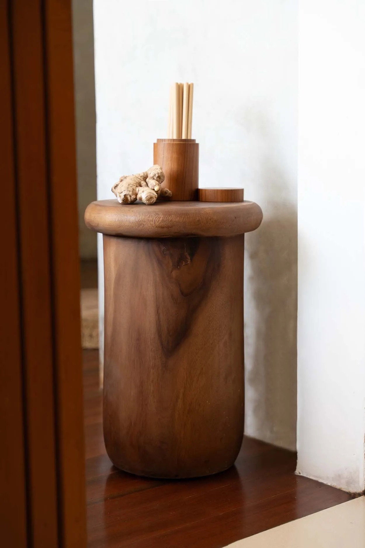 The Teak Root Jar - Medium